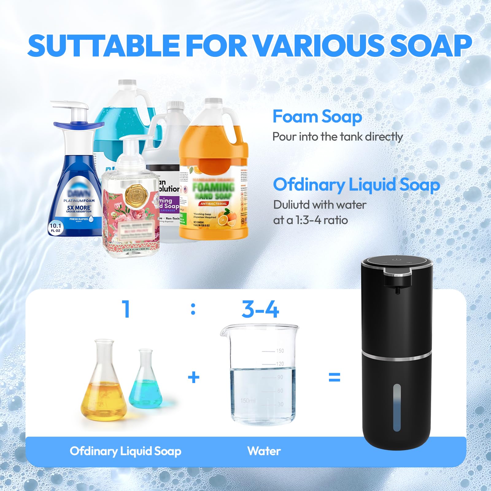Automatic Foaming Soap Dispenser