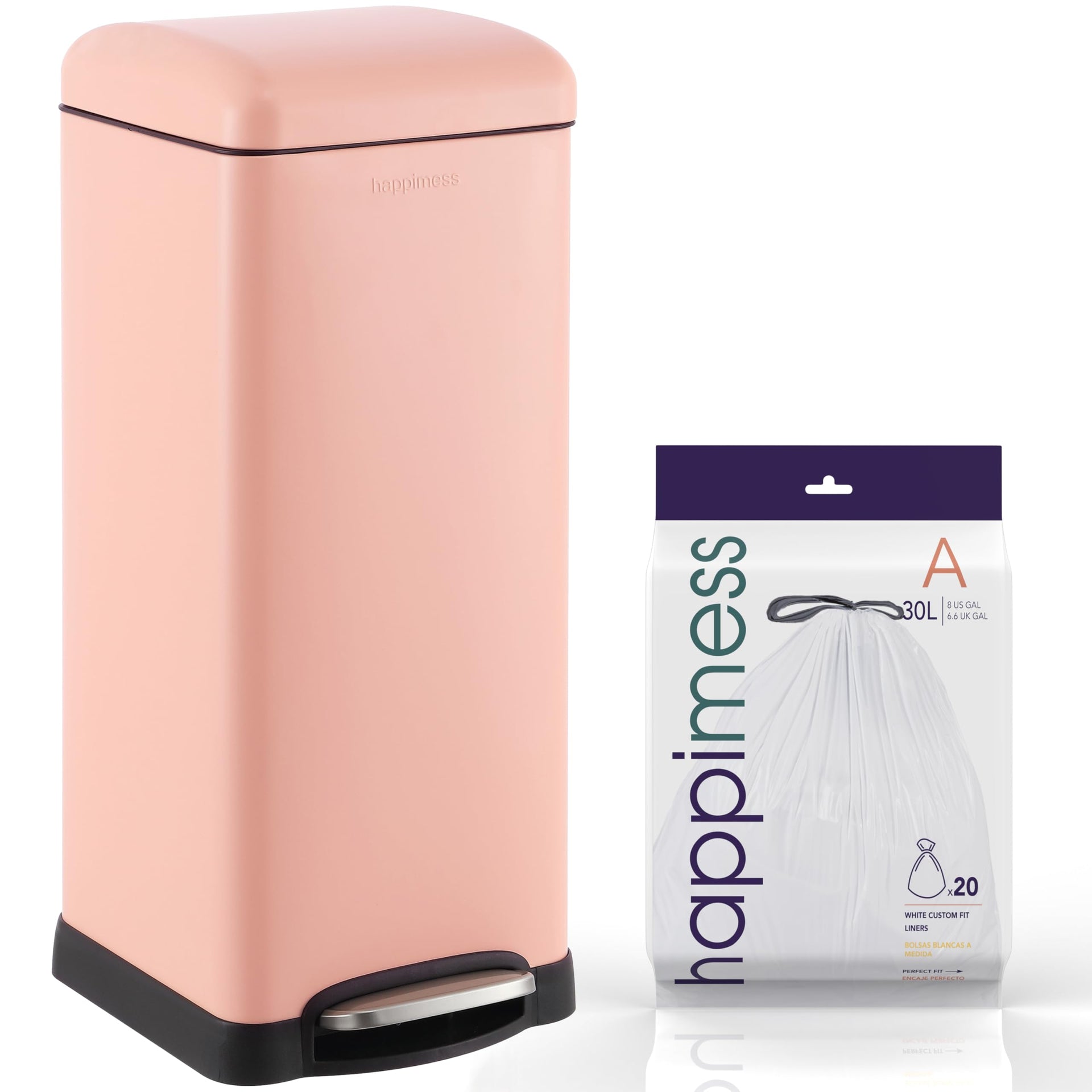 Betty 8 Gal Step Trash Can Soft