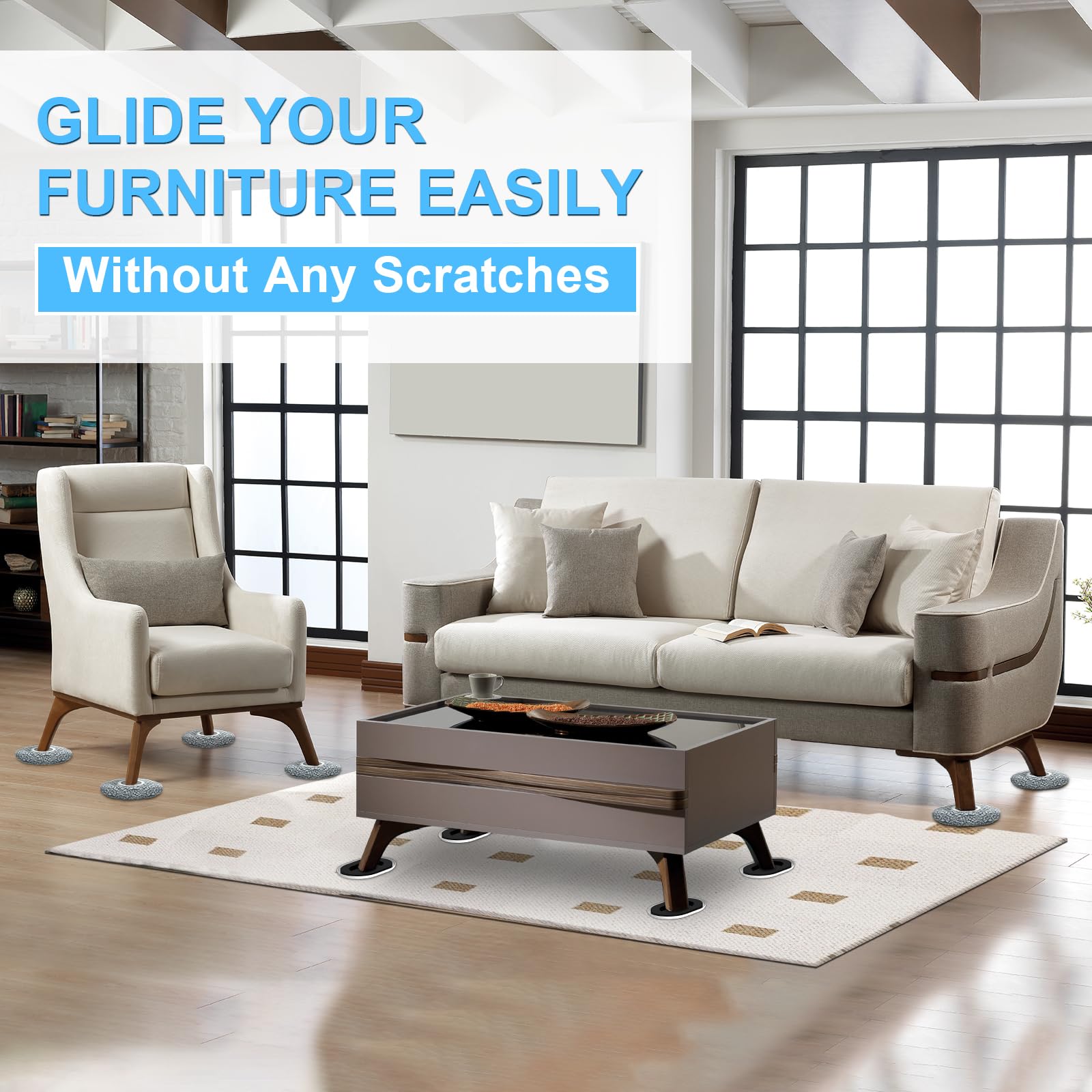New Upgrade Furniture Movers Sliders (16 Count)