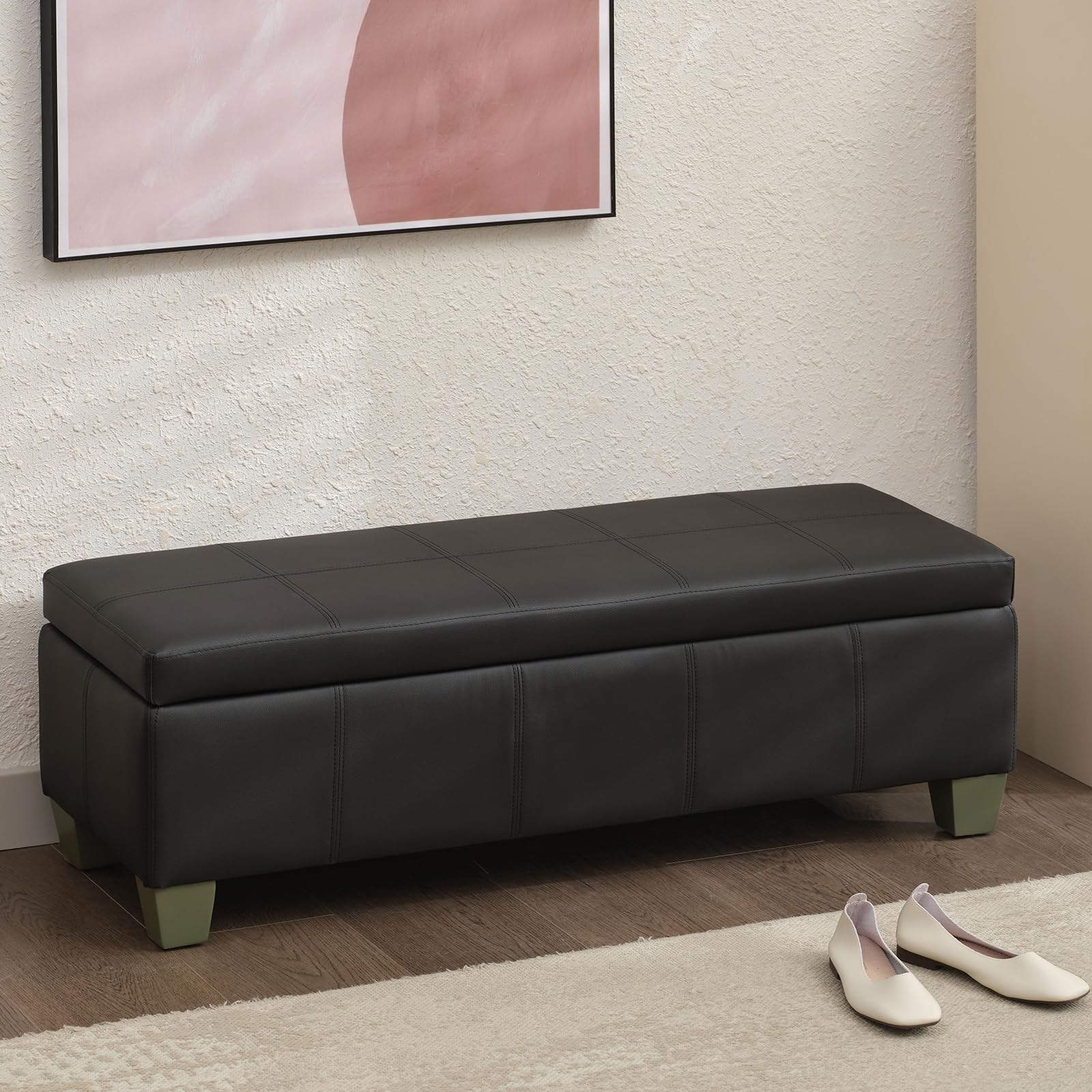 51 Inch Storage Ottoman