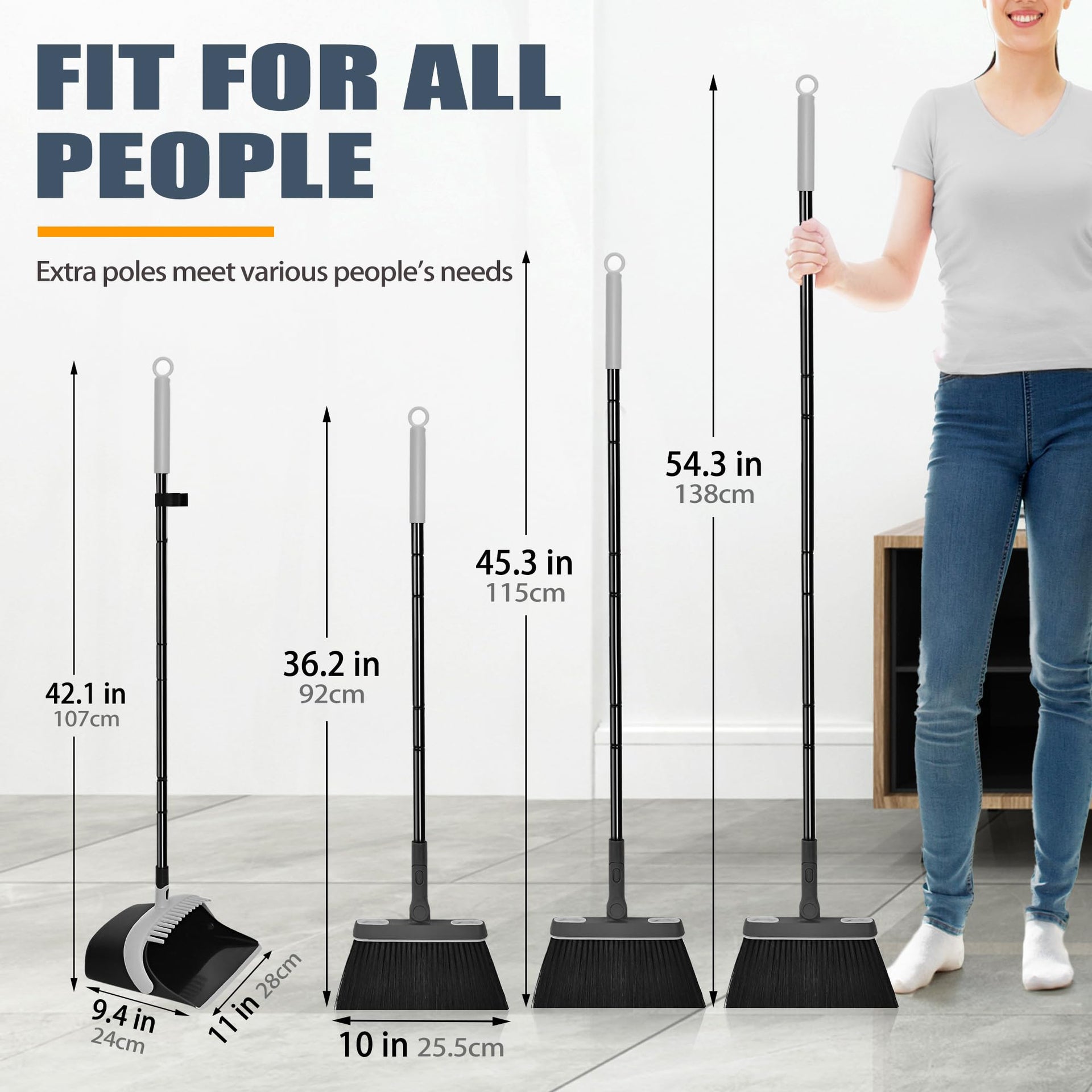 Broom and Dust Pan