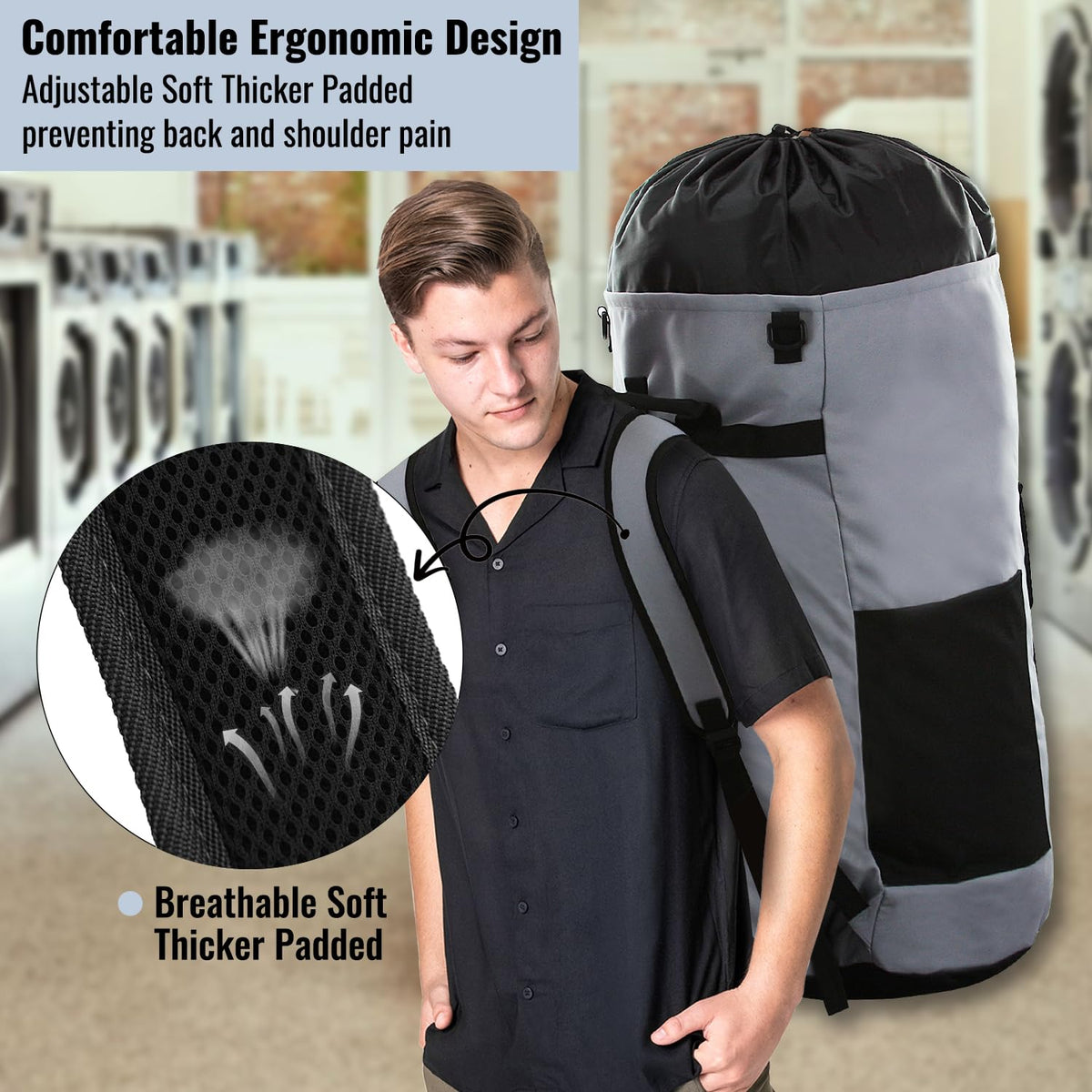 Laundry Bag Backpack