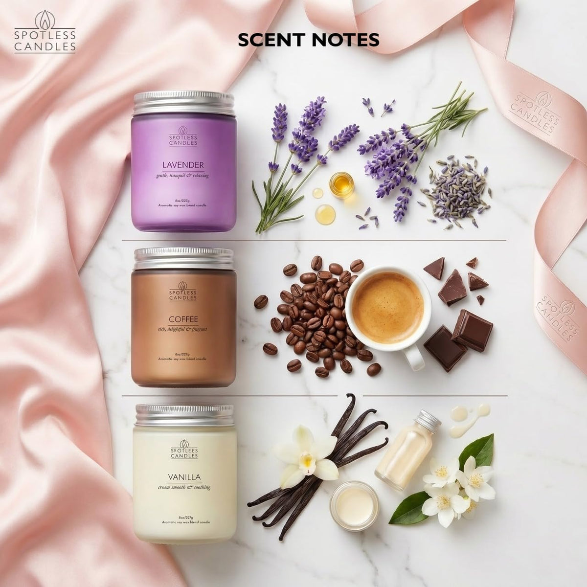 Aromatic Candles Three Pack (3 Count)