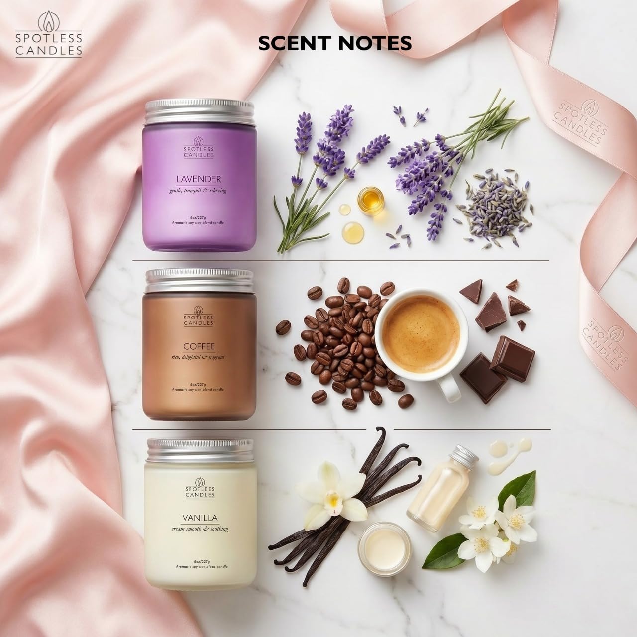 Aromatic Candles Three Pack (3 Count)