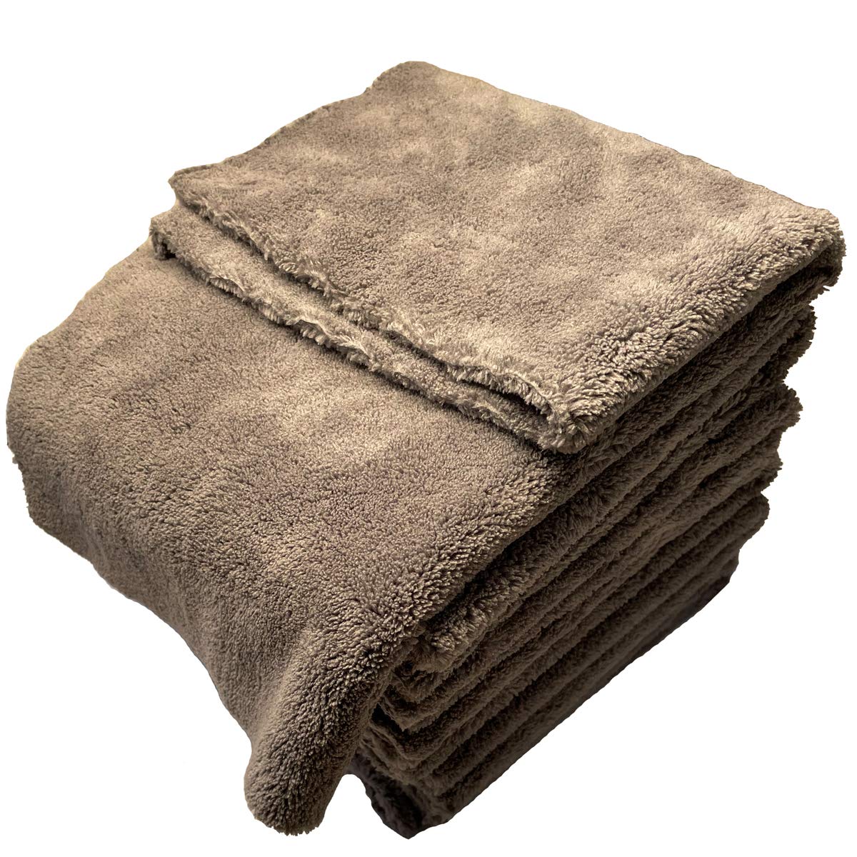 Plush Edgeless Microfiber Towel for Car (6 Count)