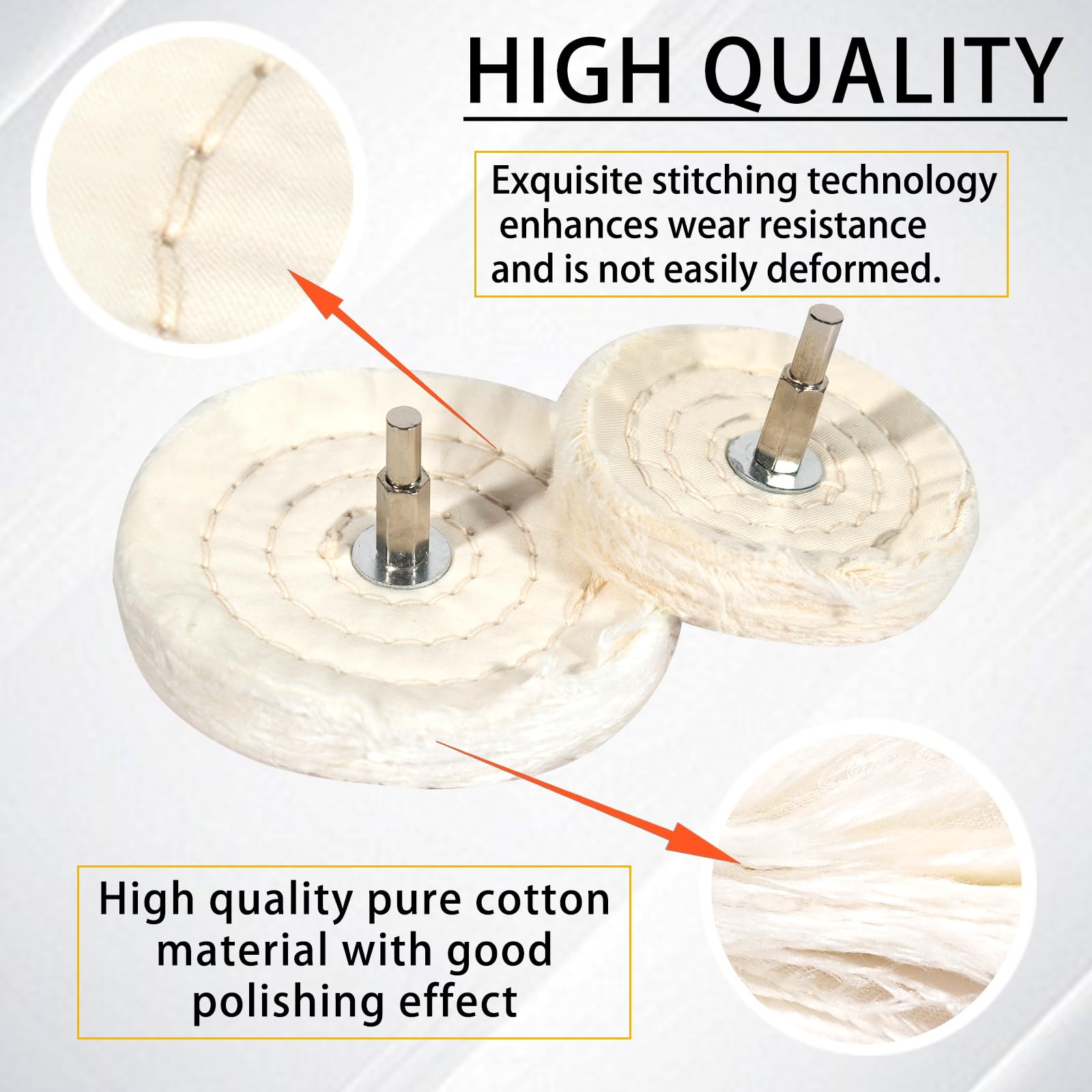 9PCS Buffing Wheels for Drill (9 Count)