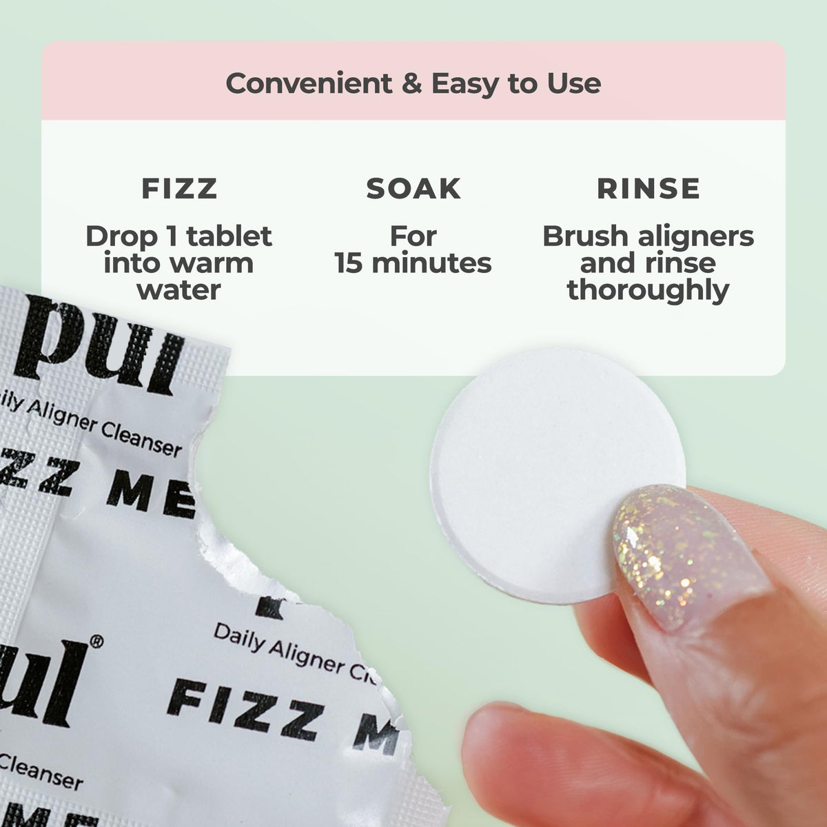 PUL Retainer Cleaner Tablets (96 Count)