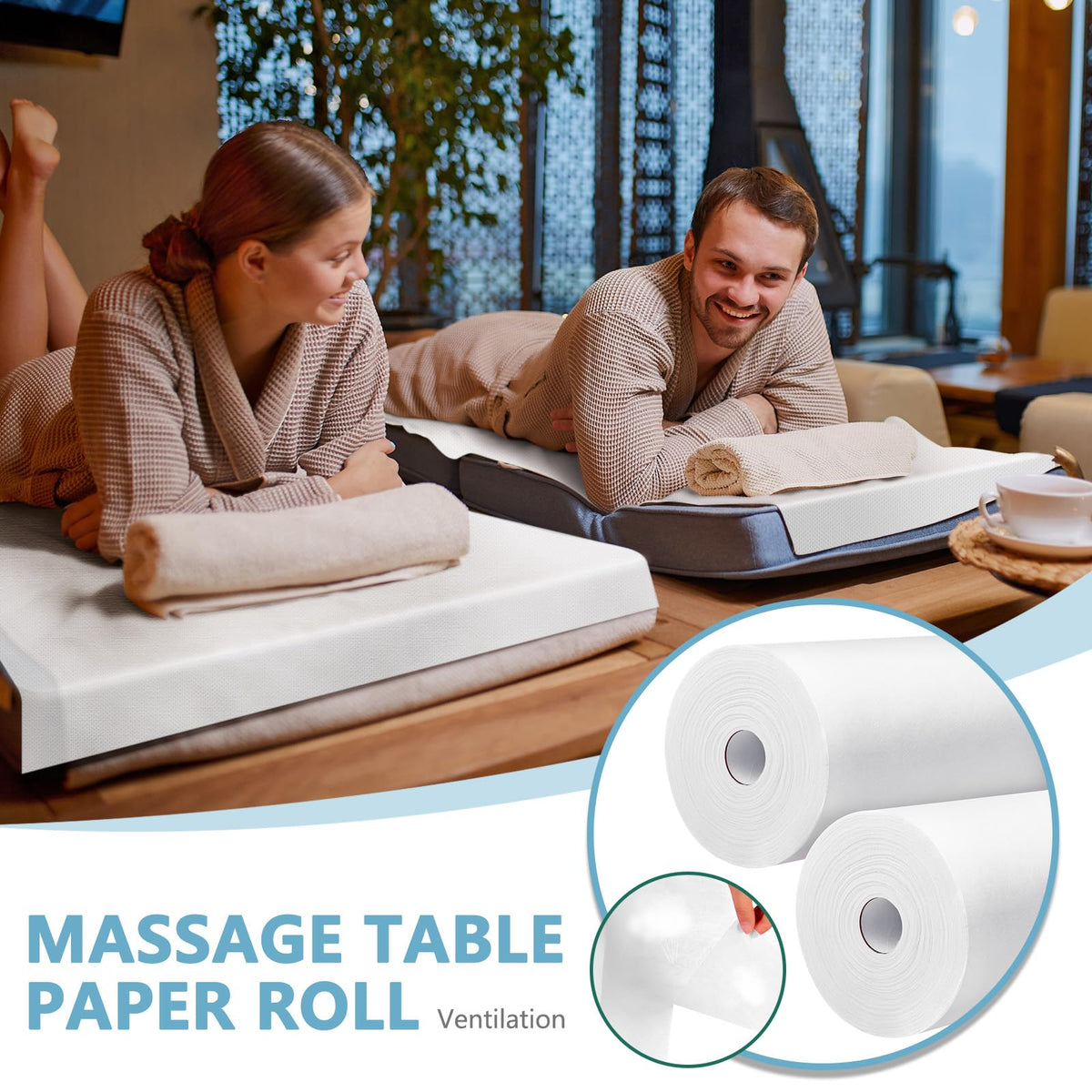 1 Roll Disposable Massage Table Sheets