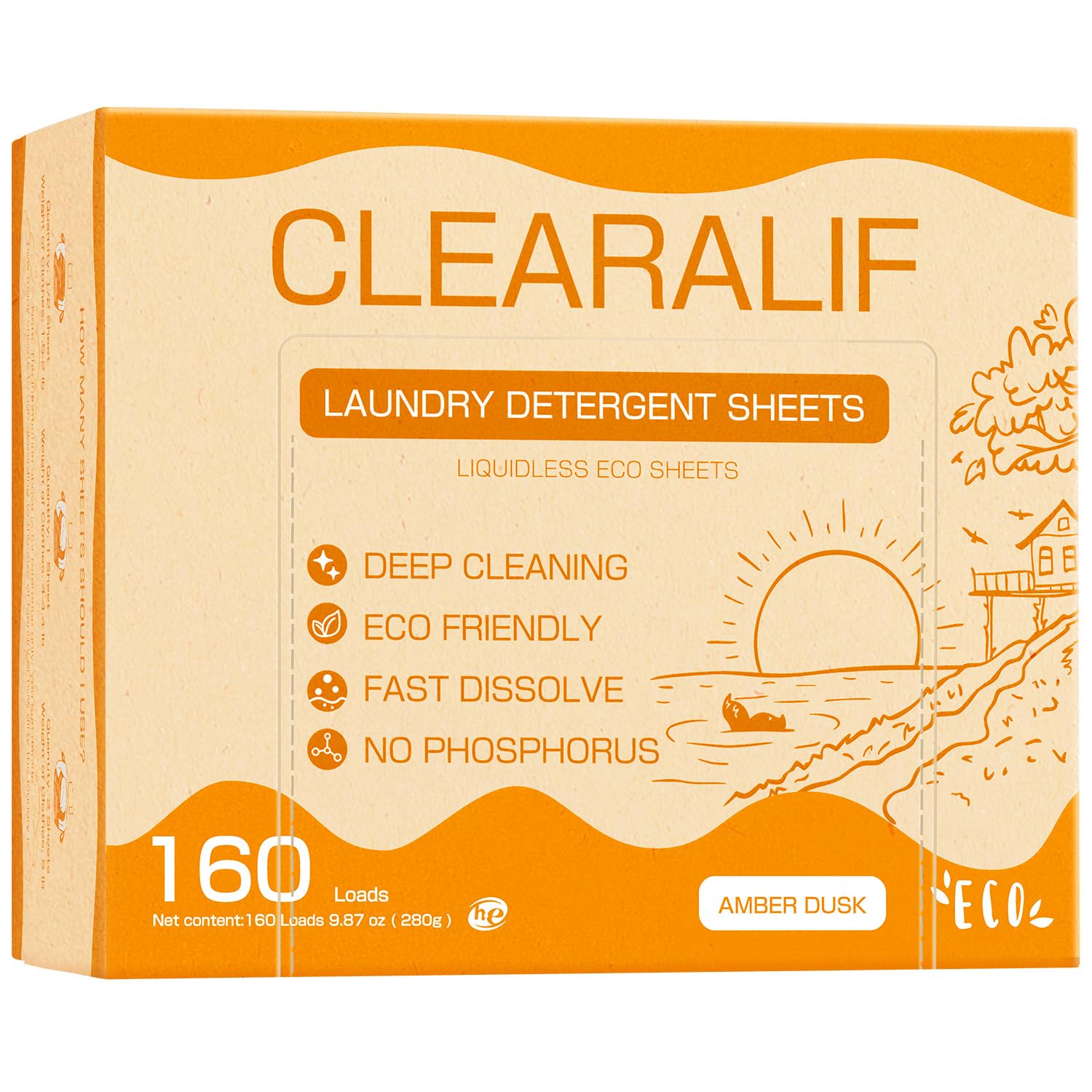 Laundry Detergent Sheets Up to 160 Loads (160 Count)
