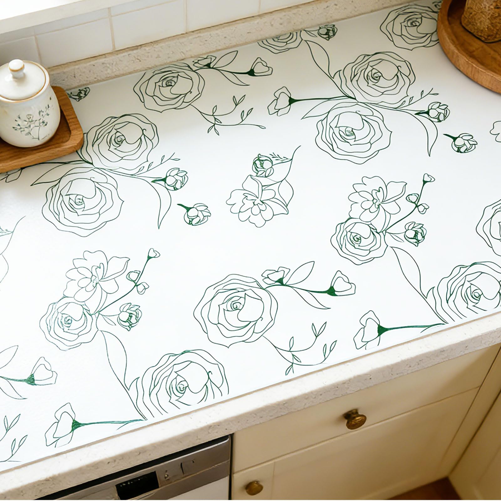 Shelf Liner for Kitchen Cabinets Drawer Liner Non (2834.4 sq inches)