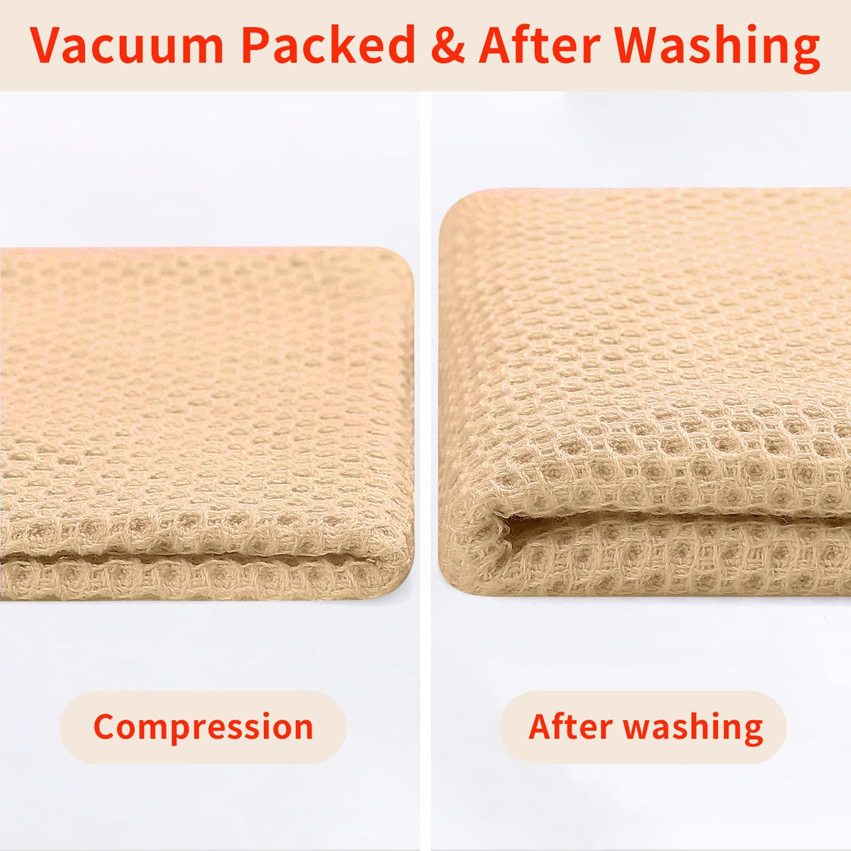 100% Cotton Waffle Weave Kitchen Dish Cloths 12 (12 Count)