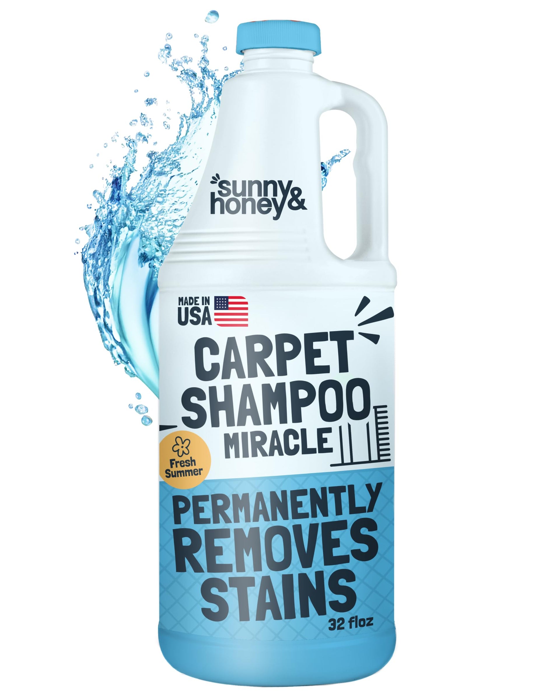 Carpet Cleaner Shampoo Solution for Machines (32 Fl Oz) - ModHome Supplies