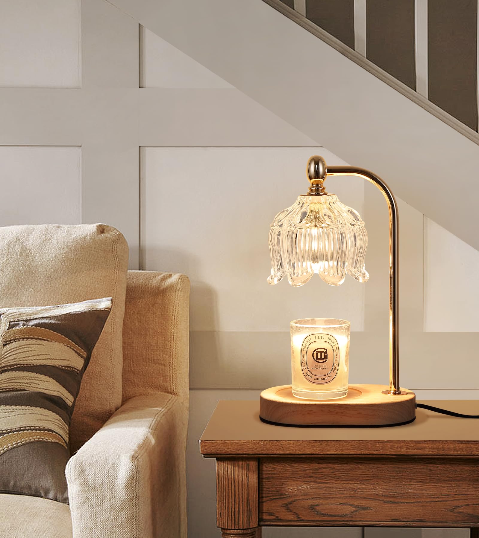 Candle Warmer Lamp with Timer and Dimmer