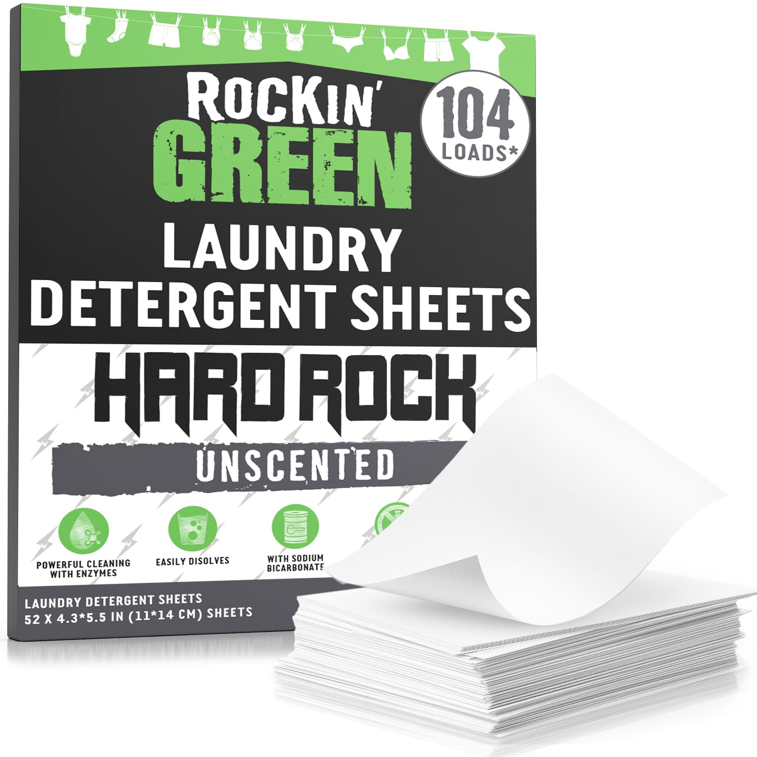 Hard Water Detergent Sheets