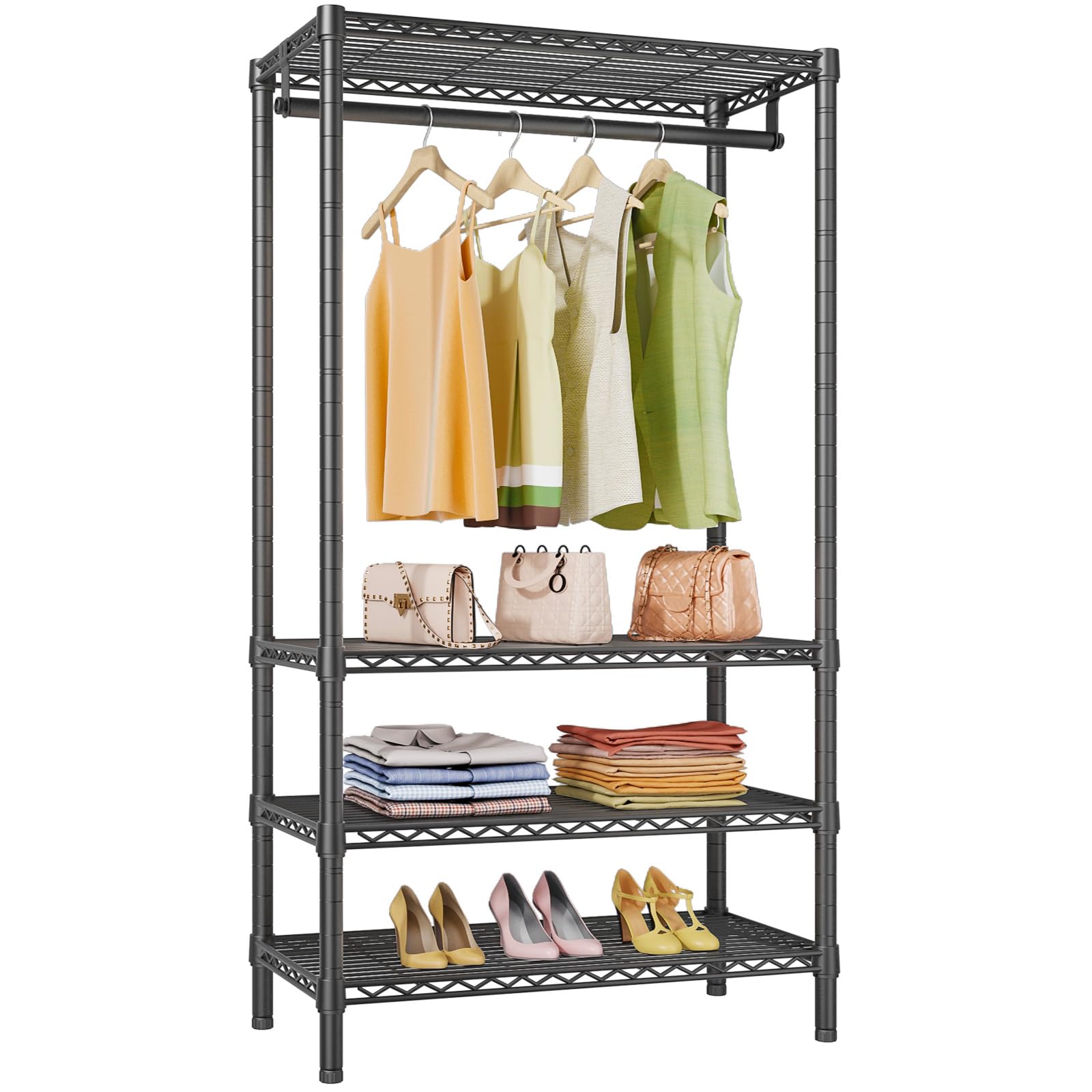 V1 Medium Portable Garment Racks for Bedroom