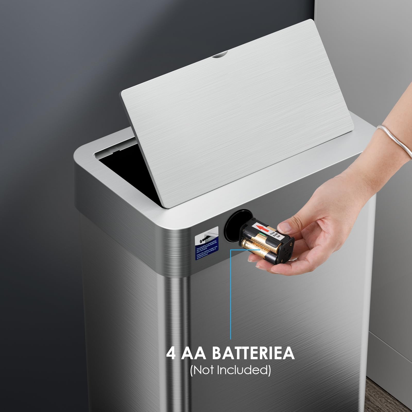 13.2 Gallon Motion Sensor Trash Can