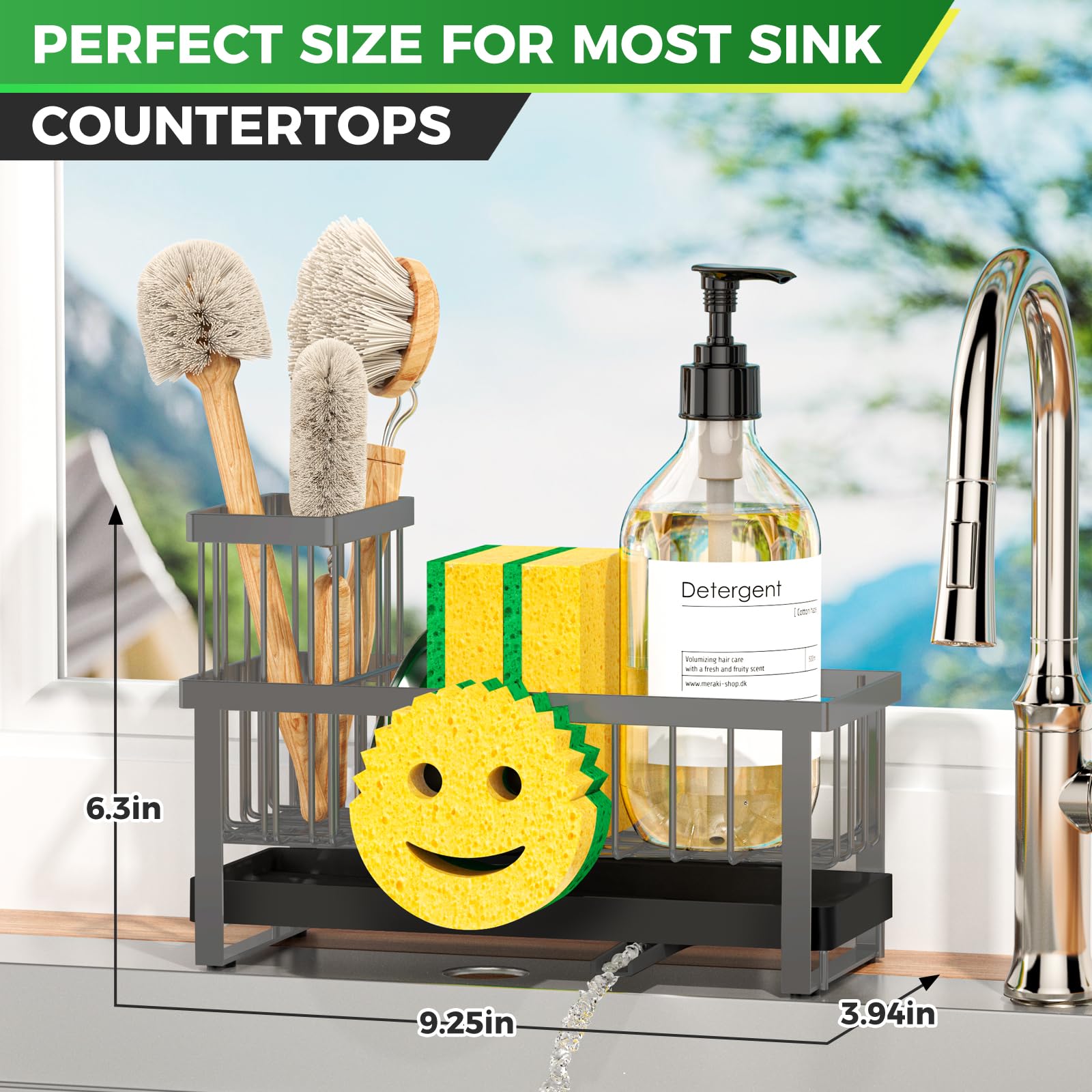 Sponge Holder for Kitchen Sink