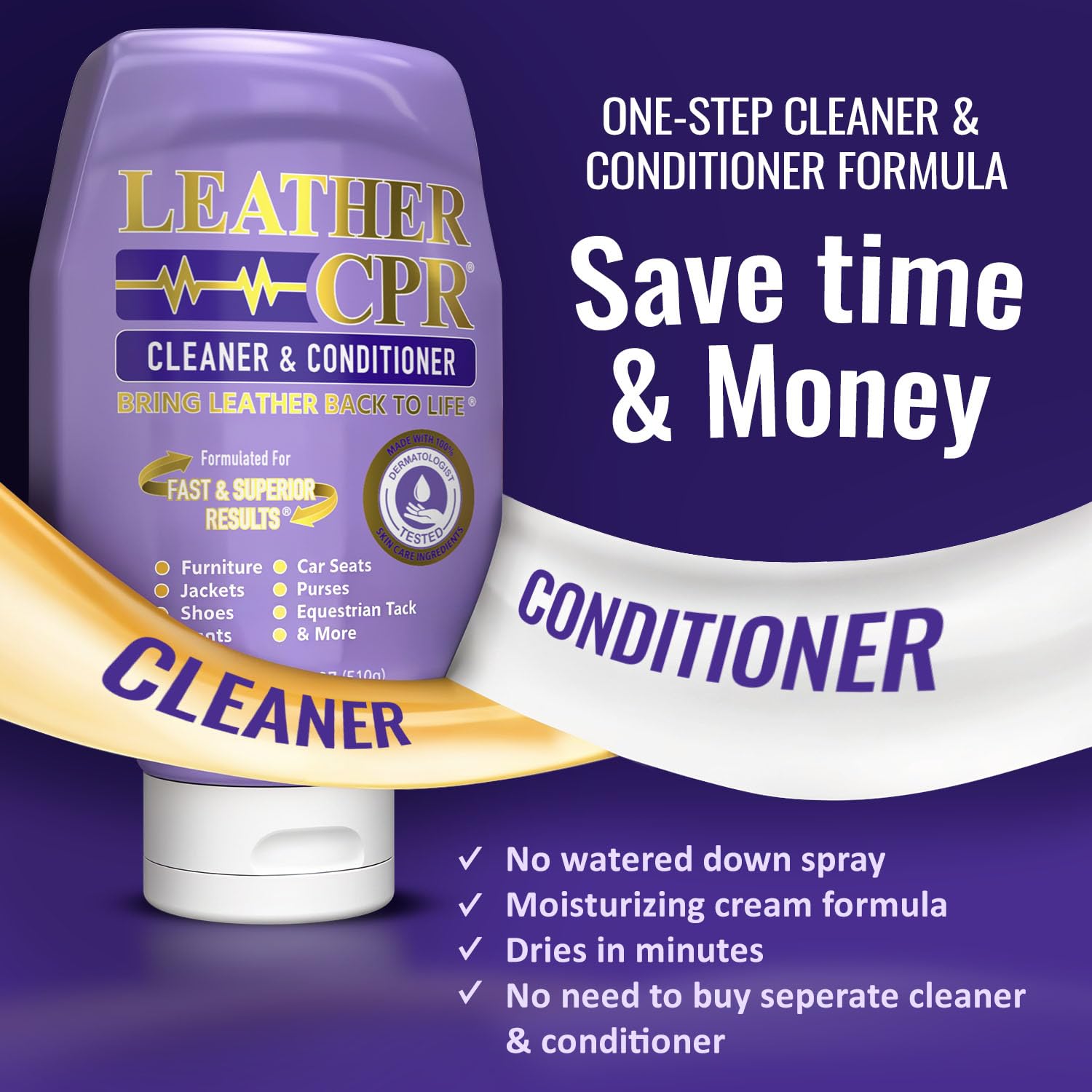 Cleaner and Conditioner 18oz. Bring Leather Back To Life on Furniture (18 Ounce)