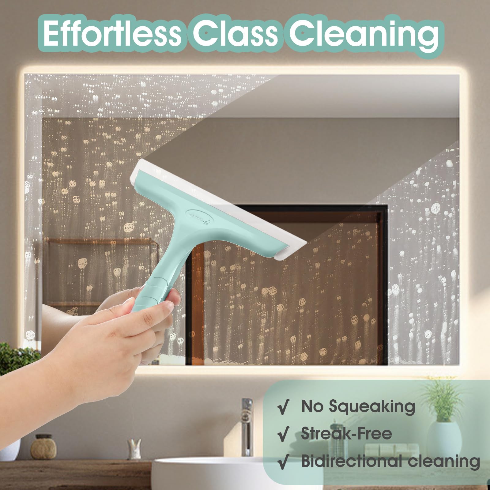 Shower Squeegee for Glass Doors