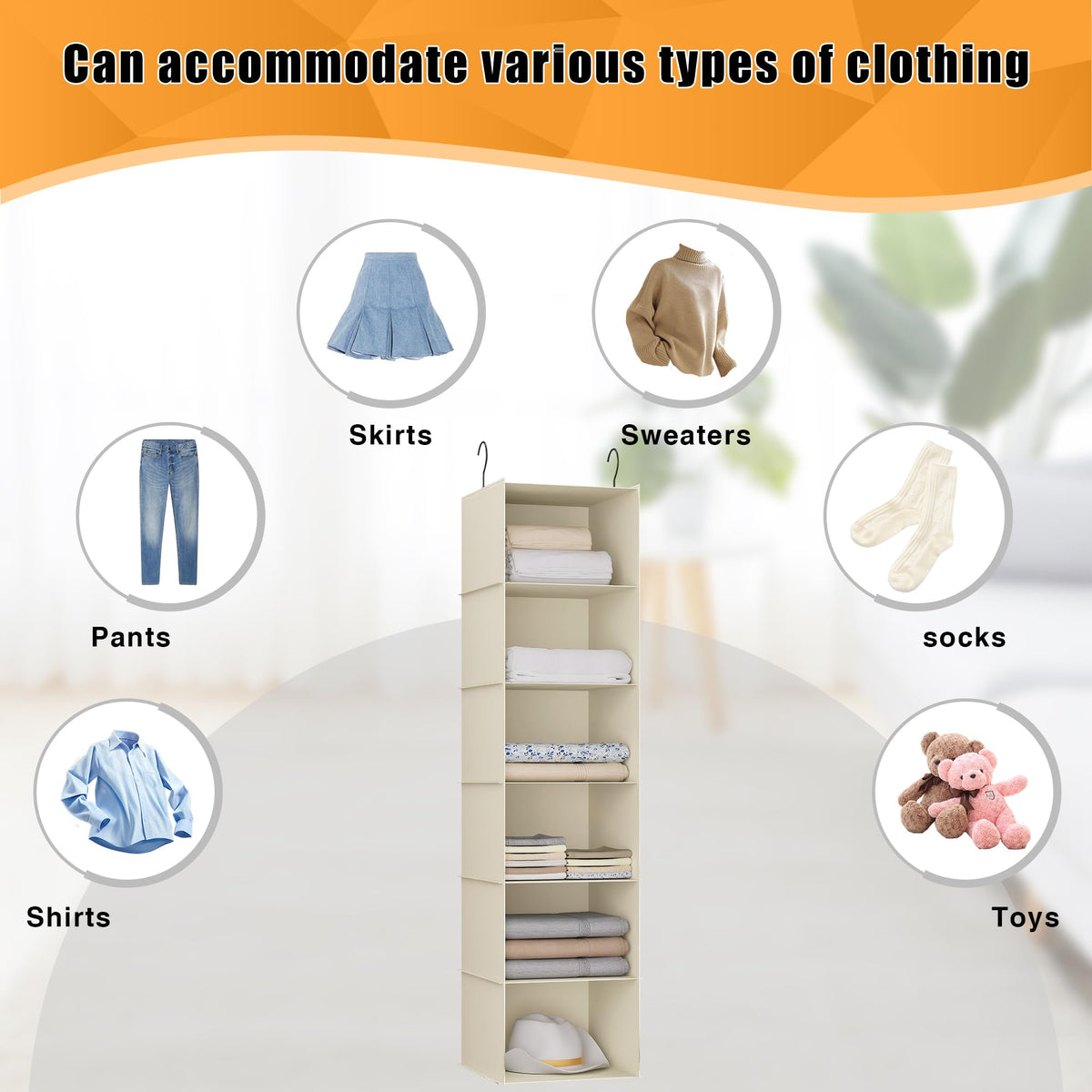 Hanging Closet Organizer 6