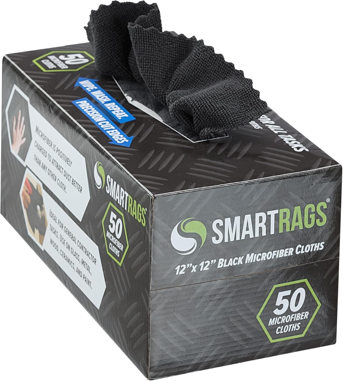 Arkwright Smart Rags Microfiber Cleaning Cloths Bulk (400 Count)