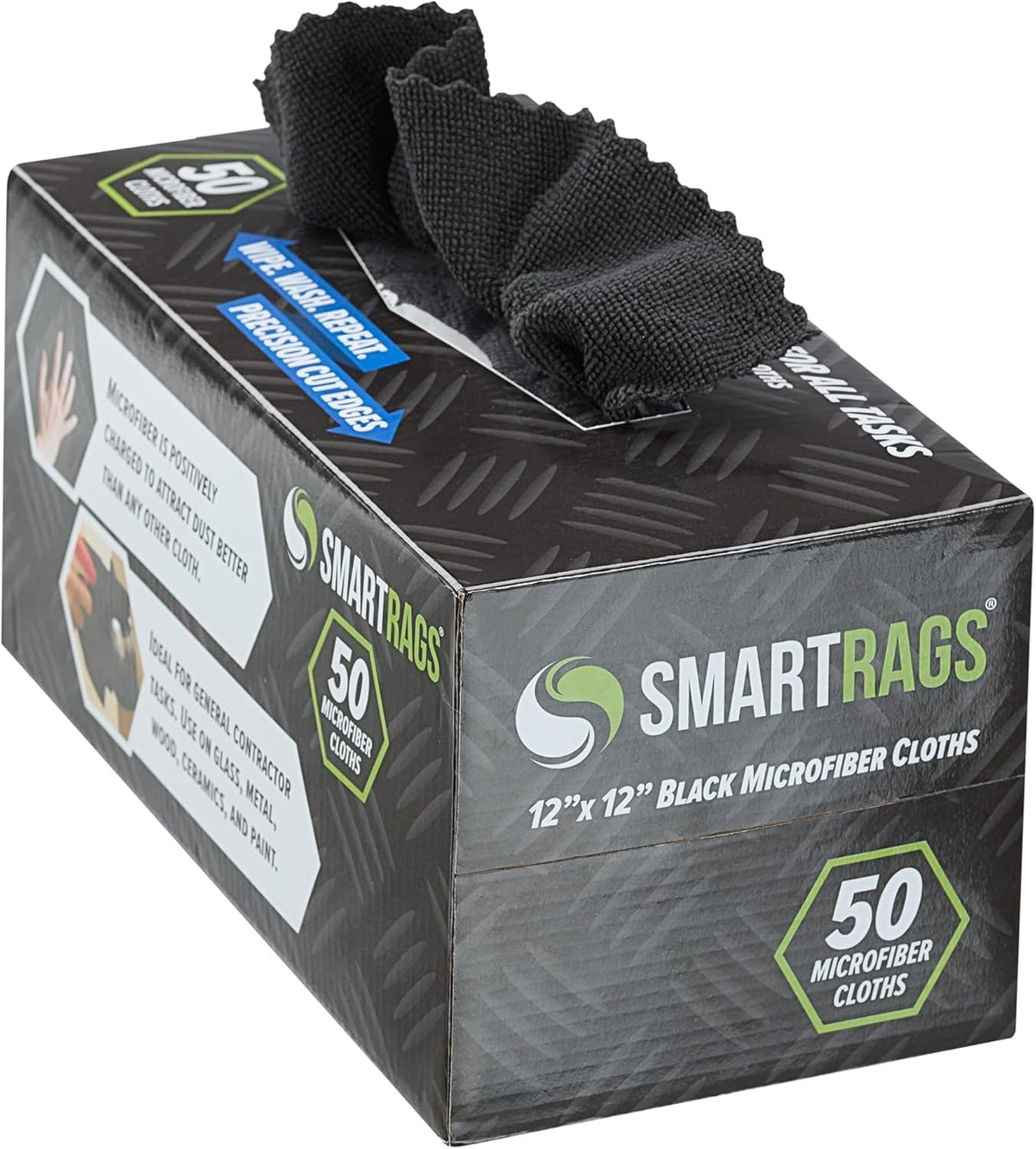 Arkwright Smart Rags Microfiber Cleaning Cloths Bulk (400 Count)
