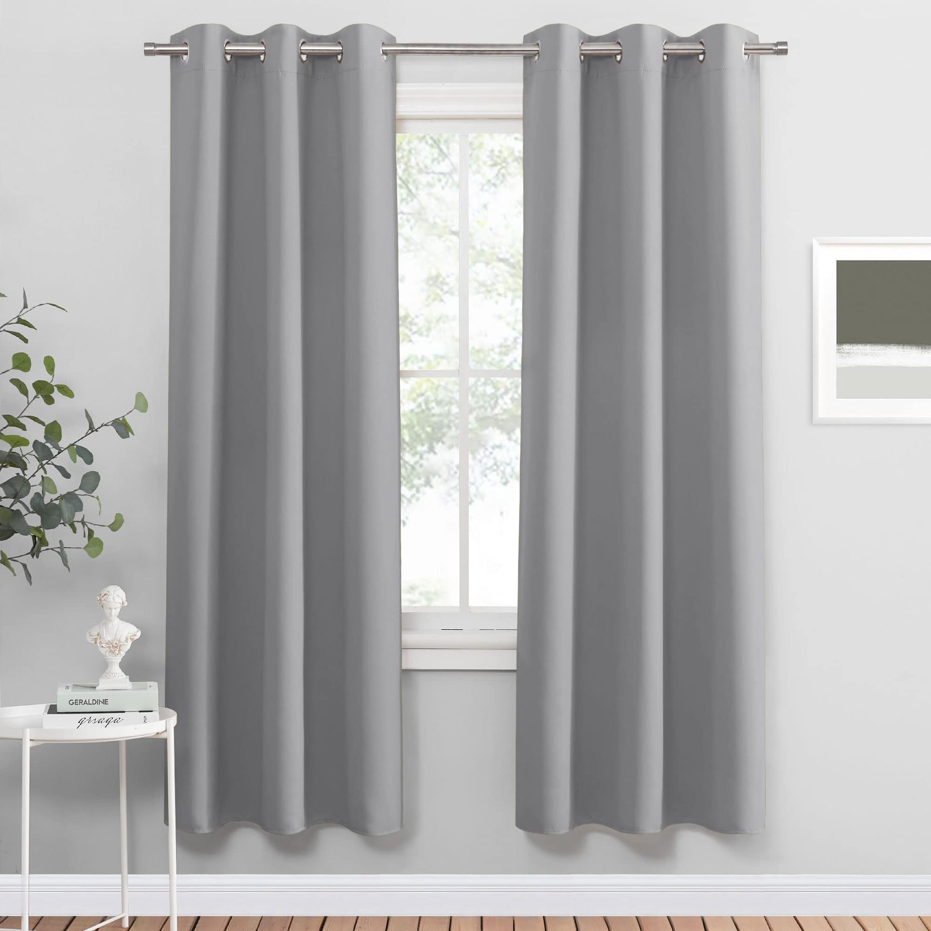 Blackout Curtains for Bedroom 72 Inch Length 2 Panels Set (2 Count)