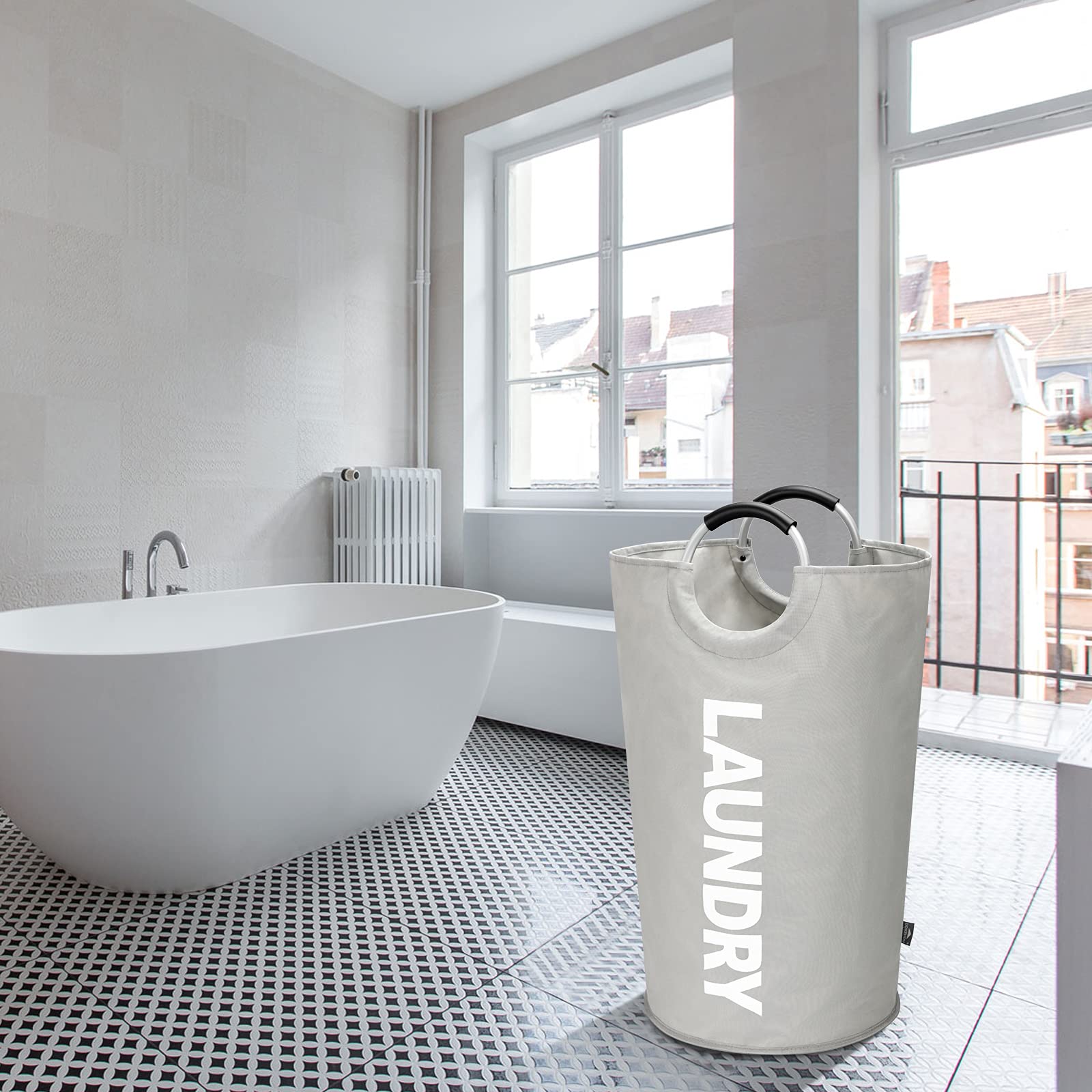 125L X Large Collapsible Washing Laundry Basket Bag - ModHome Supplies