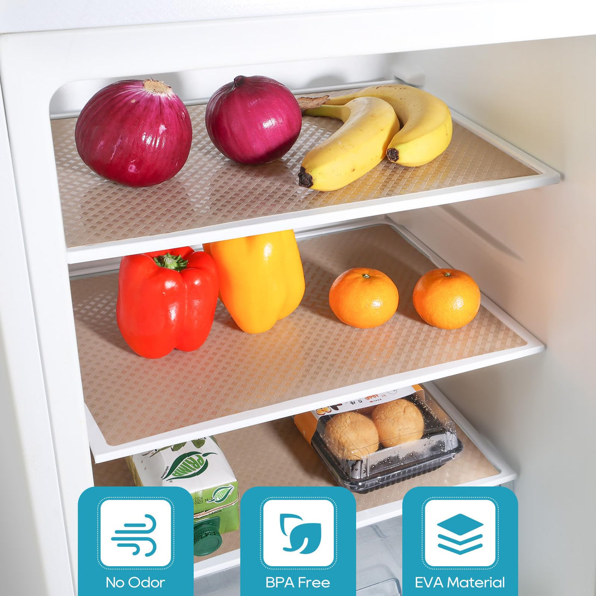 Shelf Liners for Kitchen Cabinets Non Adhensive