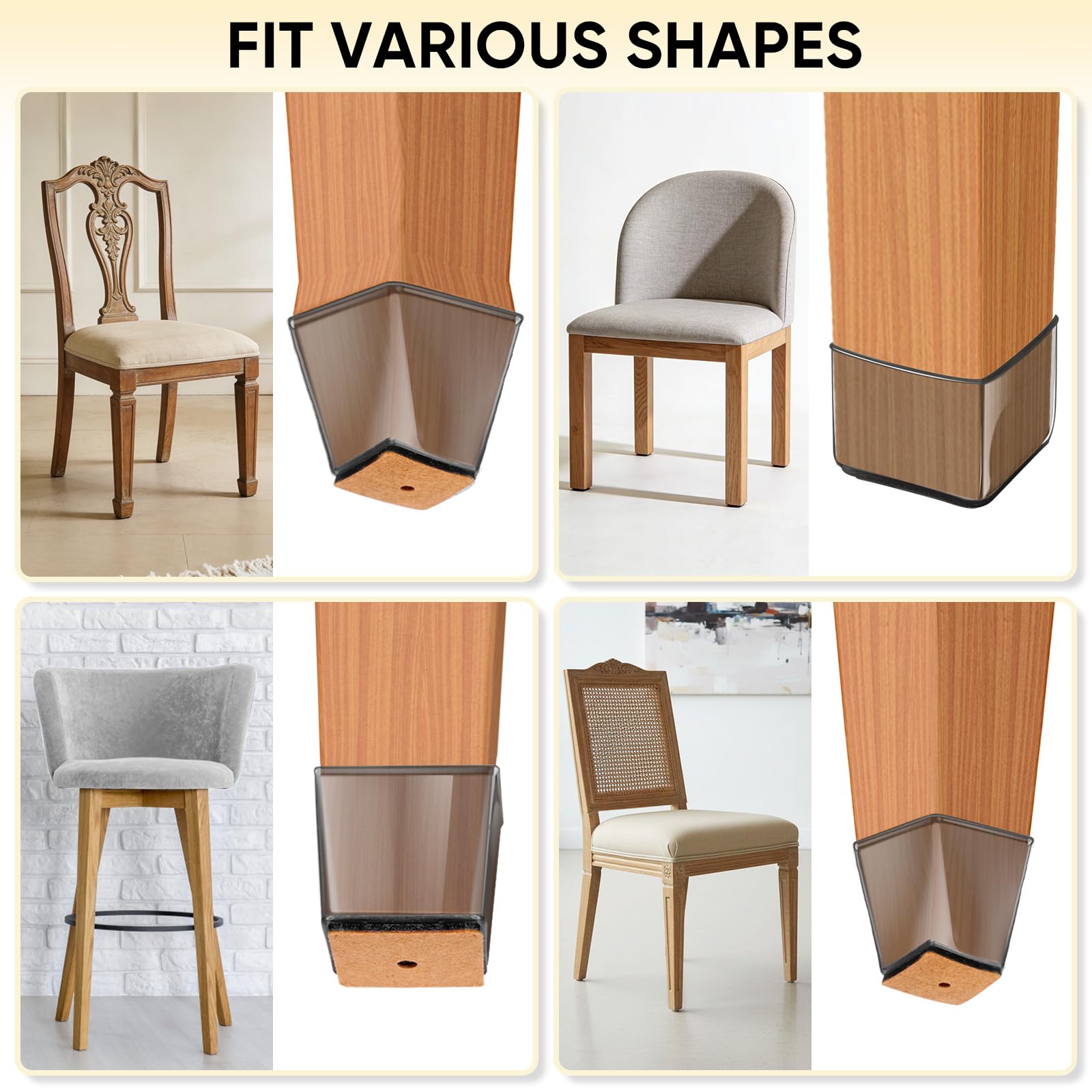 Silicone Chair Leg Floor Protectors