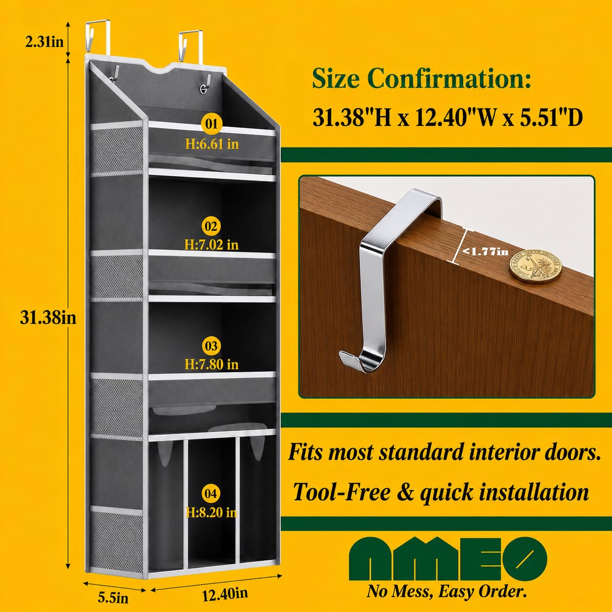 Over the Door Organizer