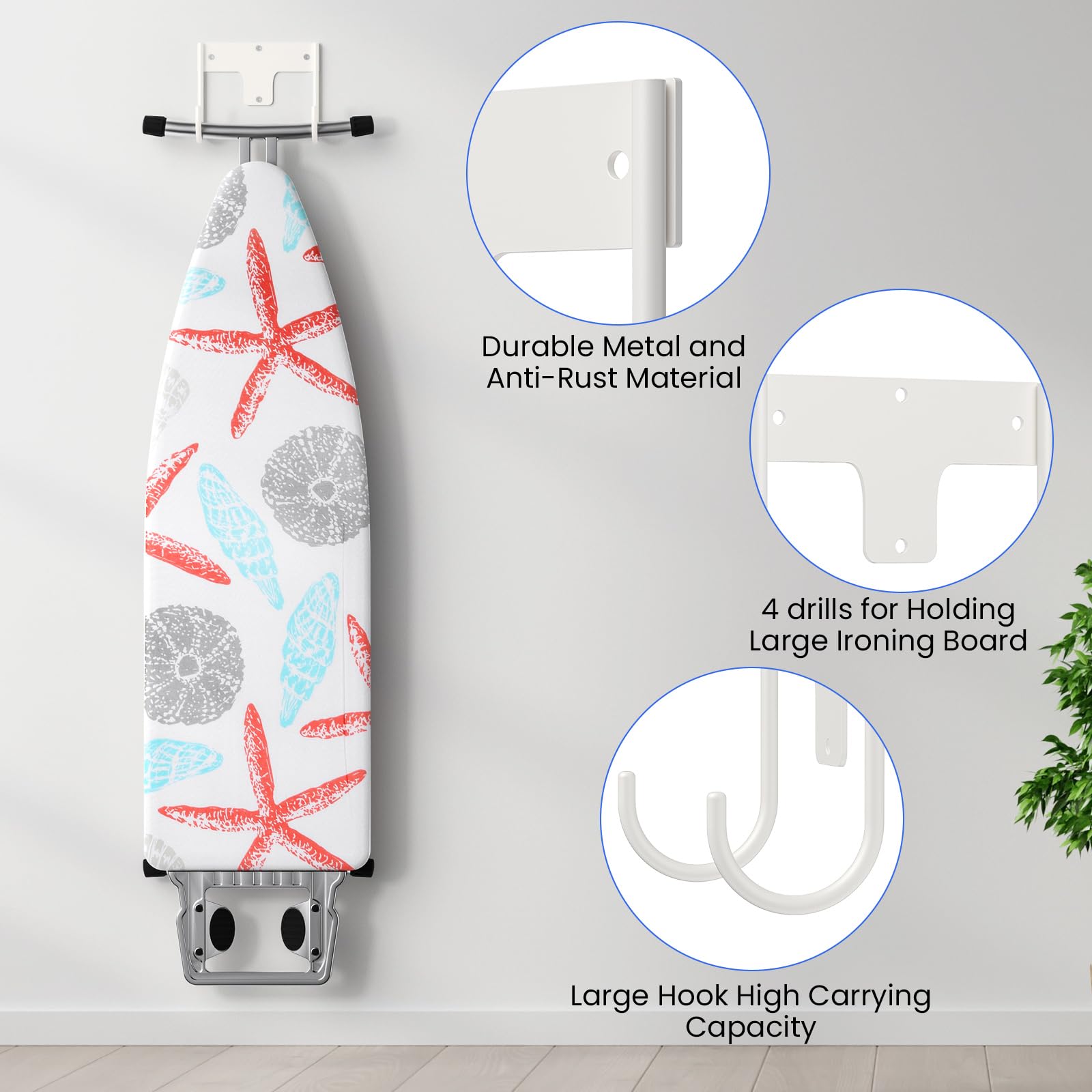 Ironing Board Holder Wall Mount
