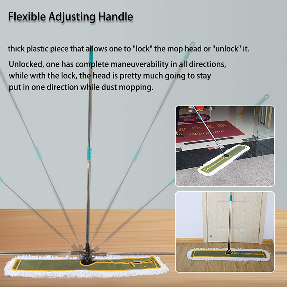 OFO 43inch Industrial Commercial Dust Mop 2 Sets (2 Count) - ModHome Supplies