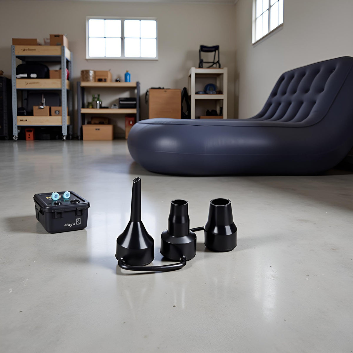 3 Sizes Black Air Pump Replacement Nozzles