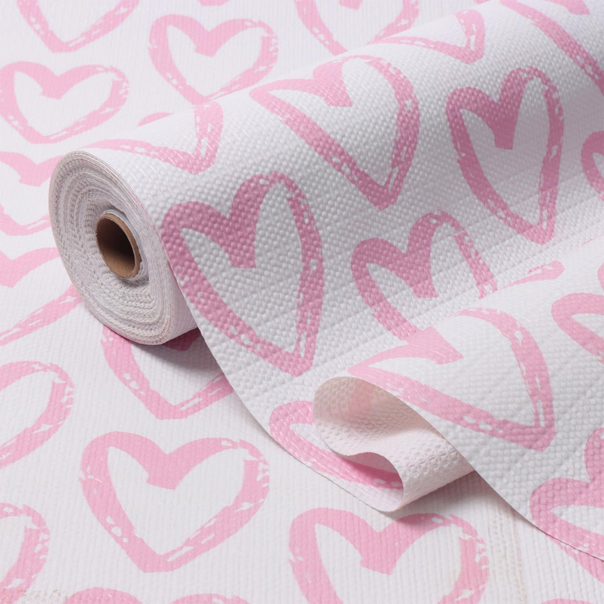 Pink Heart Drawer Liner for Cabinets Non (1417.2 sq in)