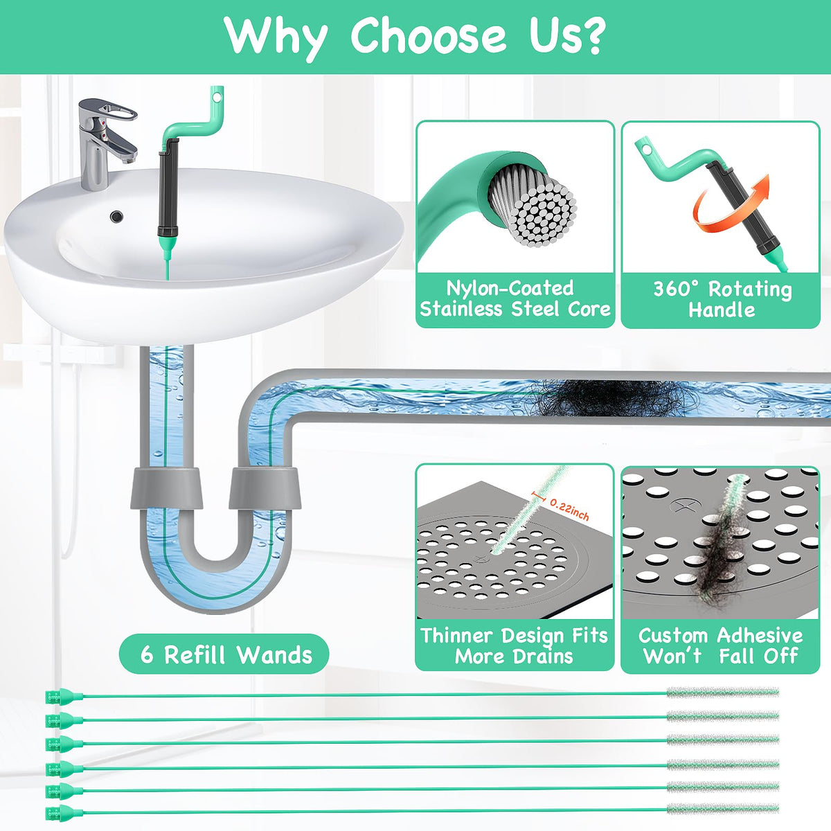 Drain Clog Remover Tool