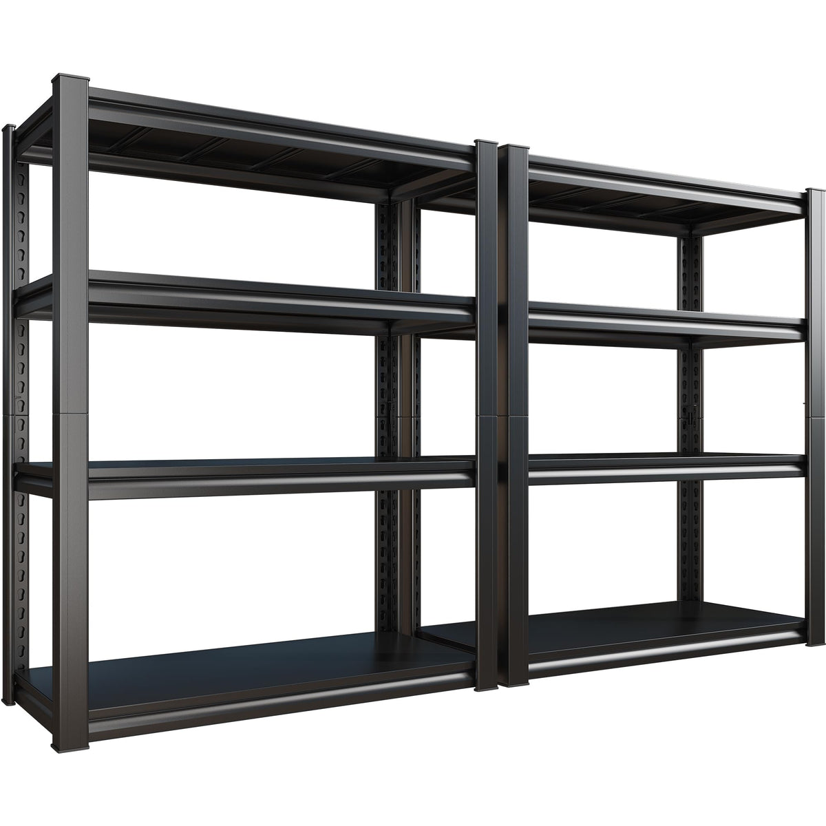 40" W Garage Shelving Heavy Duty Storage Shelves 56.9" H Metal Shelving Heavy Duty Load 1600LBS Adjustable Metal Shelves for Storage for Pantry Kitchen 40" W x 19.1" D x 56.9" H 2 Pack (2 Count)