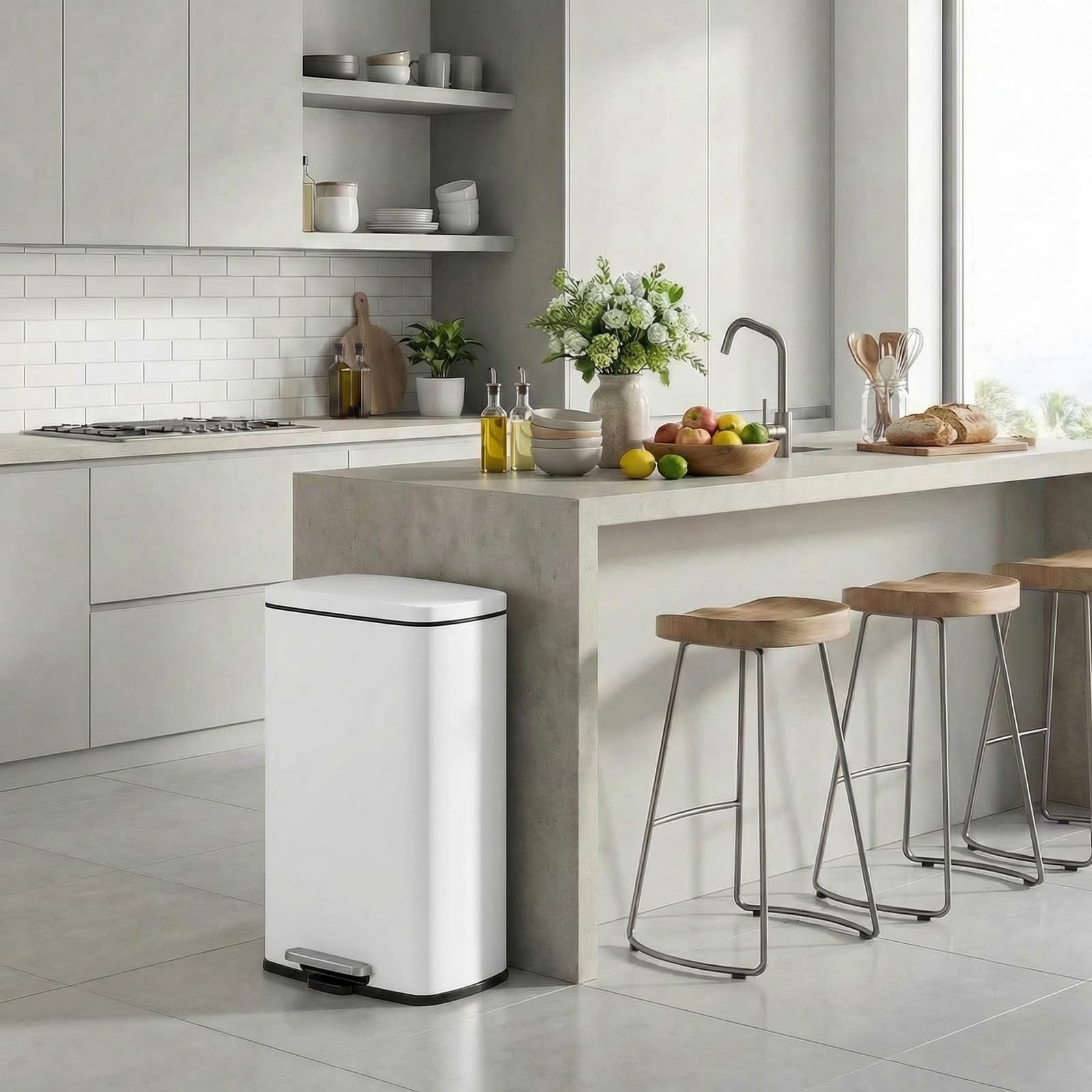13.2 Gal Kitchen Trash Can