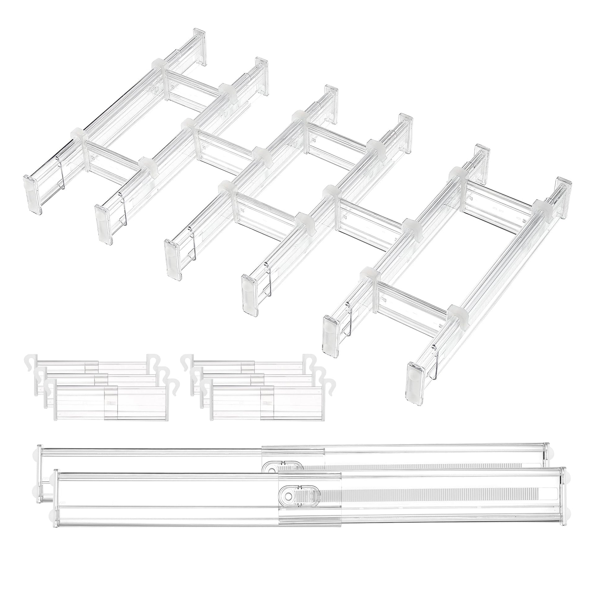 2.36" Drawer Dividers with Expandable Inserts (8 Count)