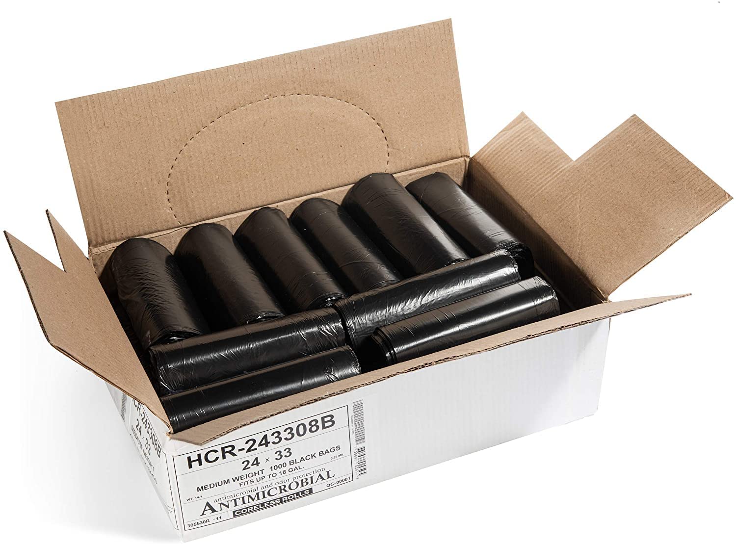12 16 Gallon Black Trash Bags (100000 Count)