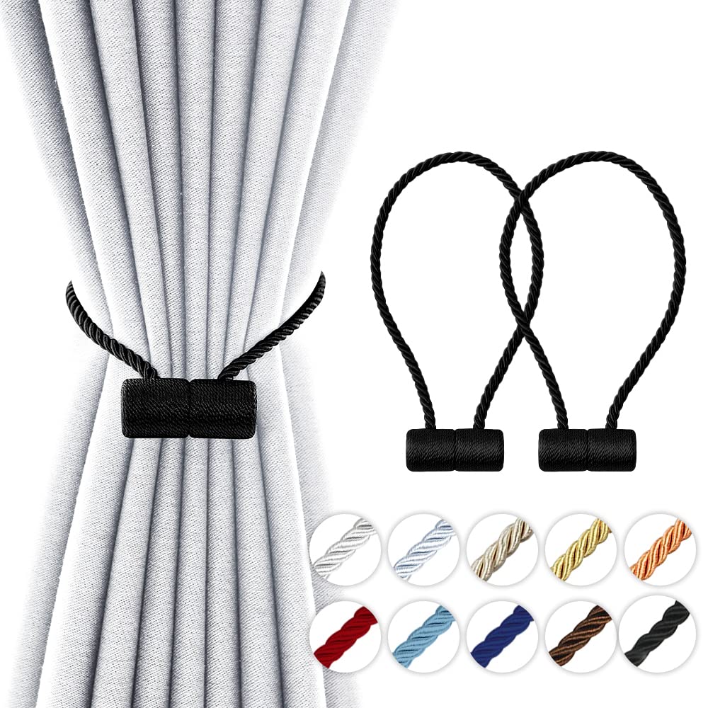 YUNGOO 18 Inch Strong Magnetic Curtain Tiebacks (2 Count)