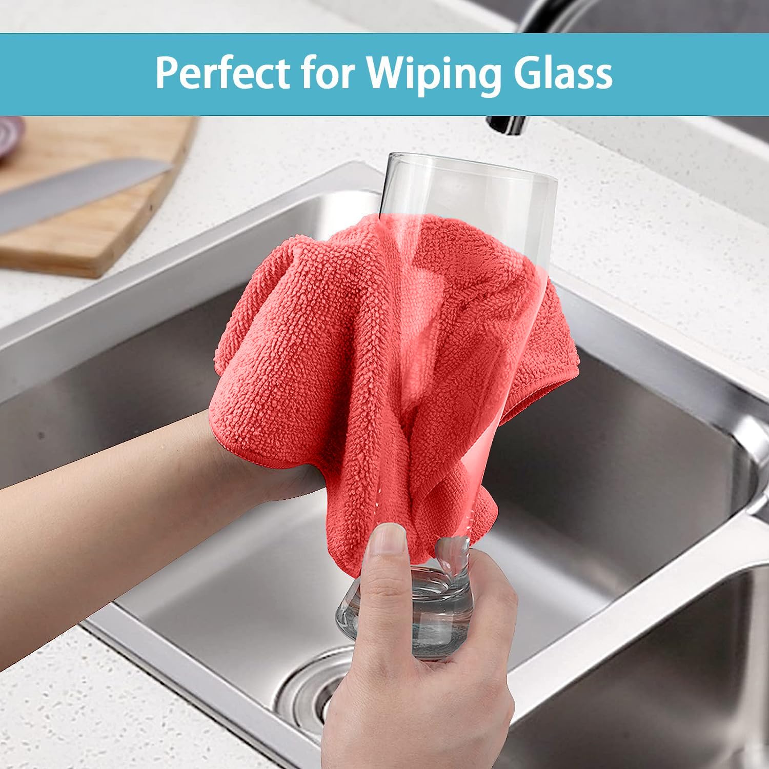 100PK Microfiber Cleaning Cloth (100 Count)