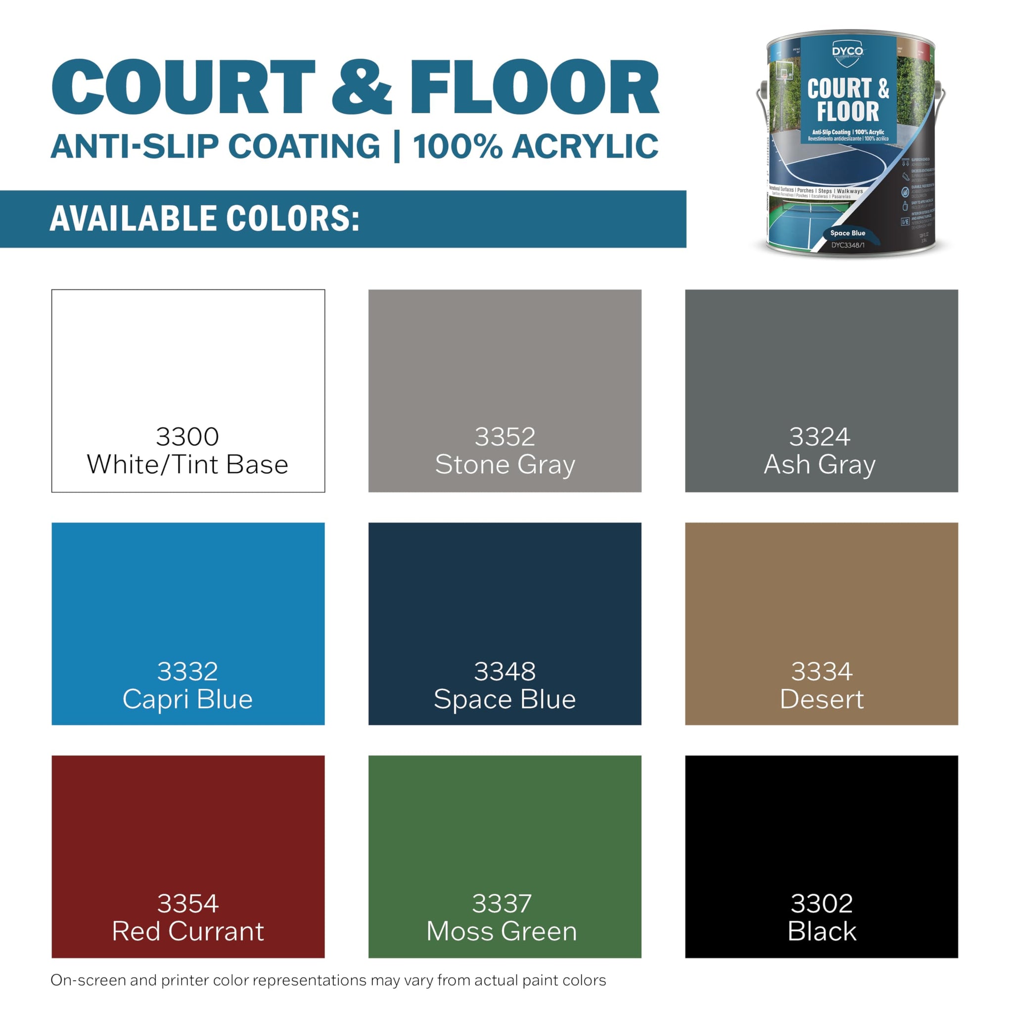 DYCO Court & Floor Anti (128 Fl Oz)