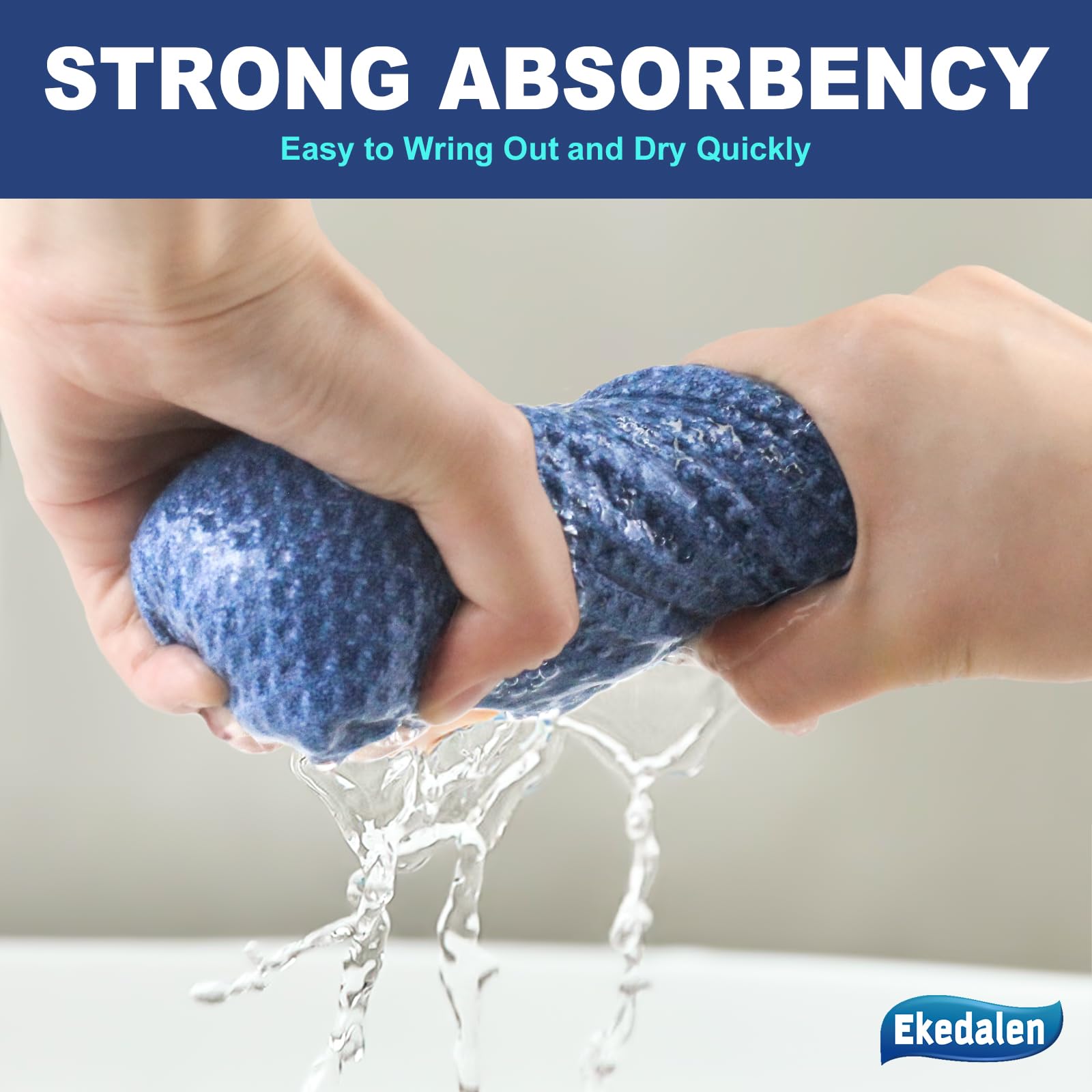 Microfiber Cleaning Cloth Lint Free Glass Polish (6 Count)