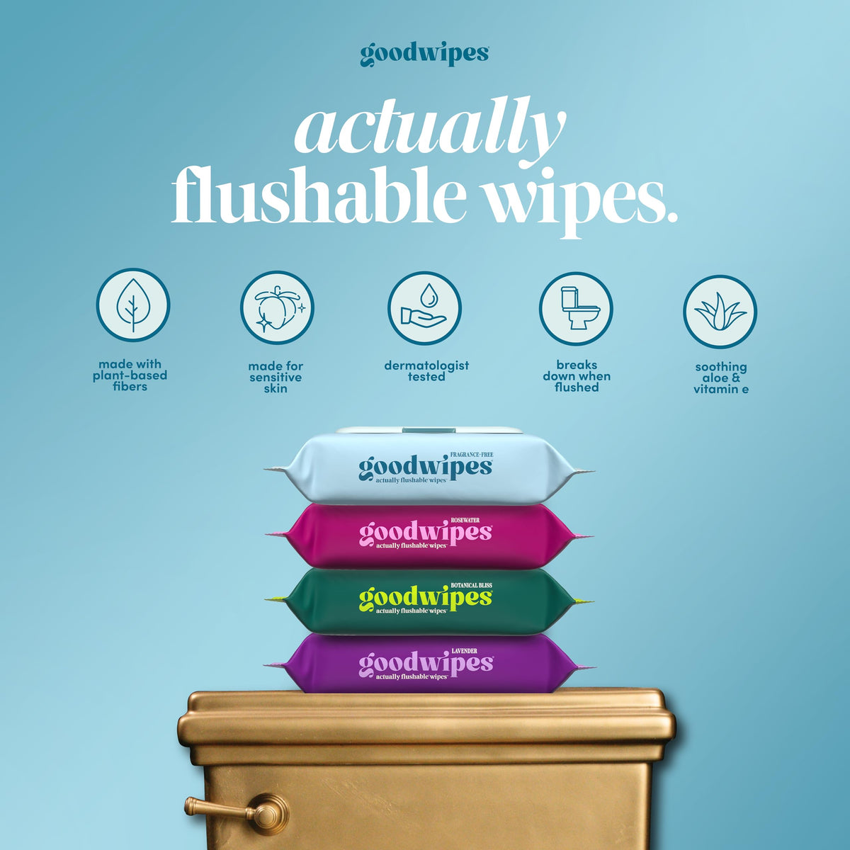 Flushable Wipes (300 Count)