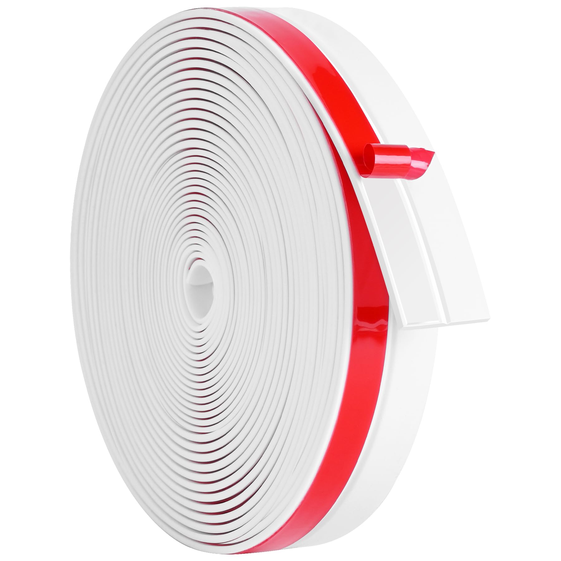 Weather Stripping Silicone Door Seal Strip 1 in x 40 ft Door Draft Stopper Self Adhesive Door Draft Tape