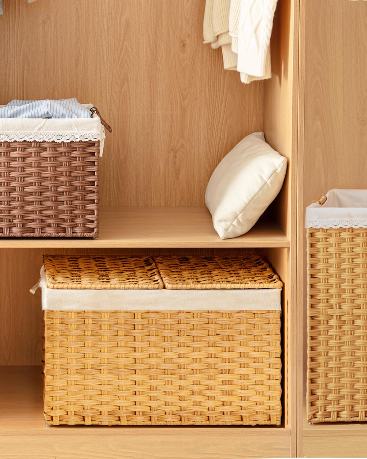 Storage Basket with Lid
