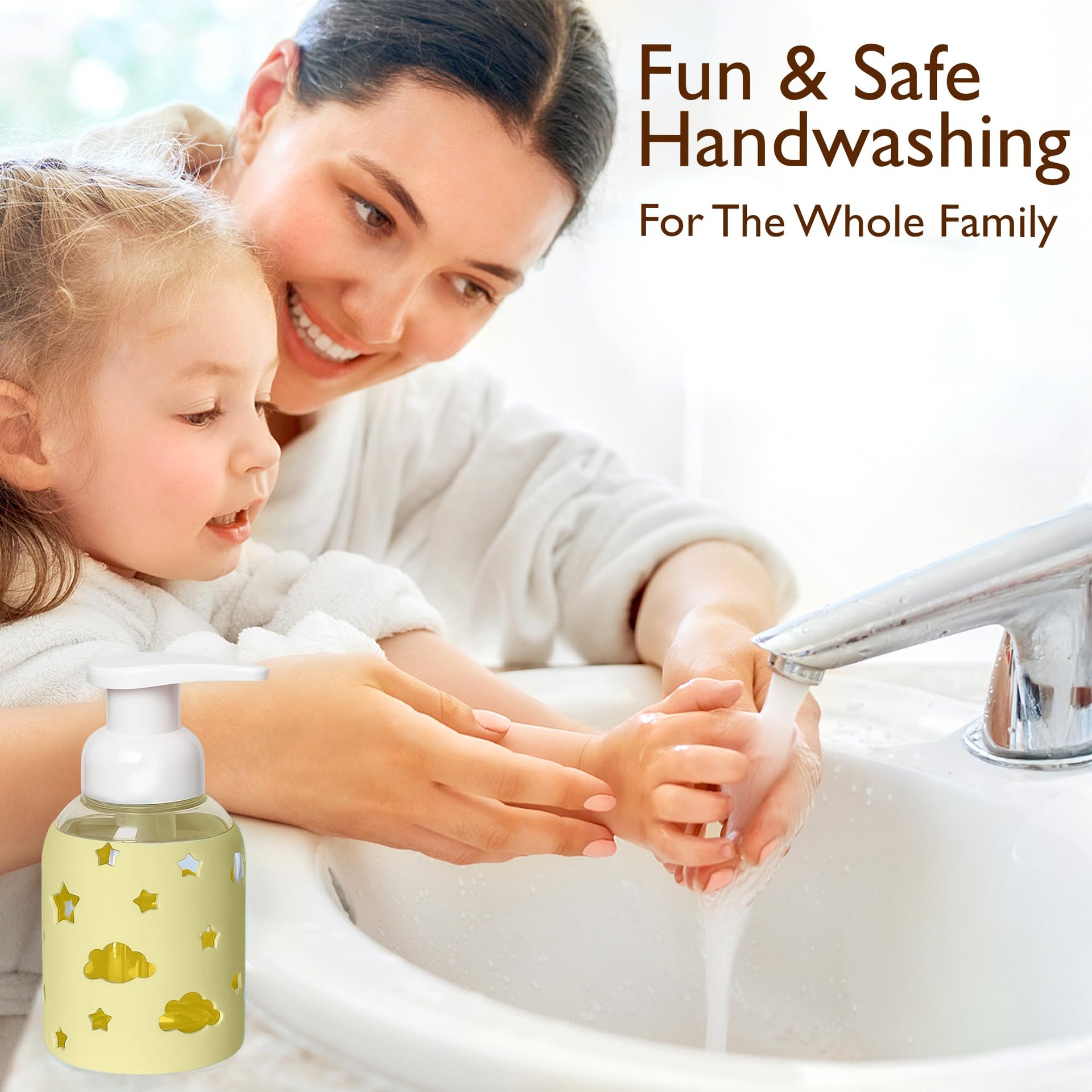 Foaming Hand Soap Dispenser Glass