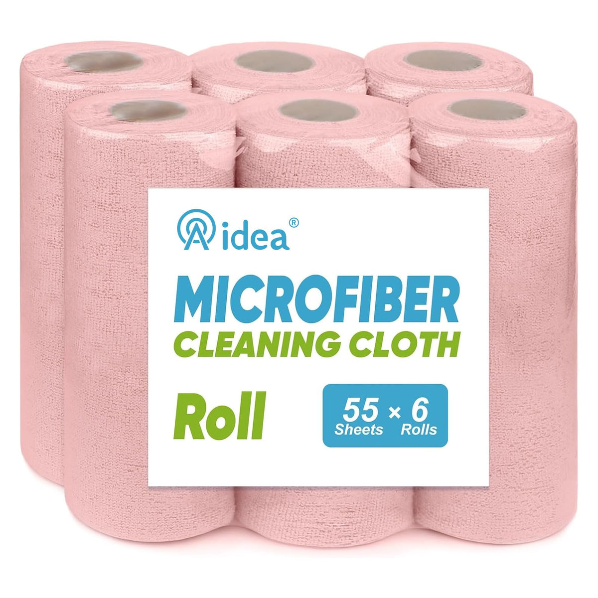 Microfiber Cleaning Cloth 330 Sheets 6 Roll (330 Count) - ModHome Supplies