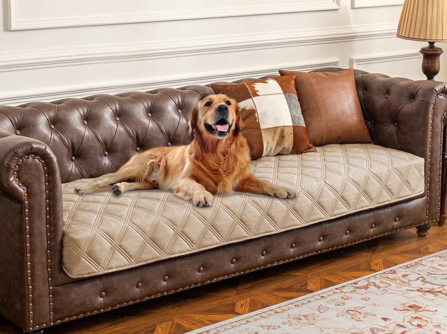 Waterproof Dog Bed Cover Pet Blanket with Anti